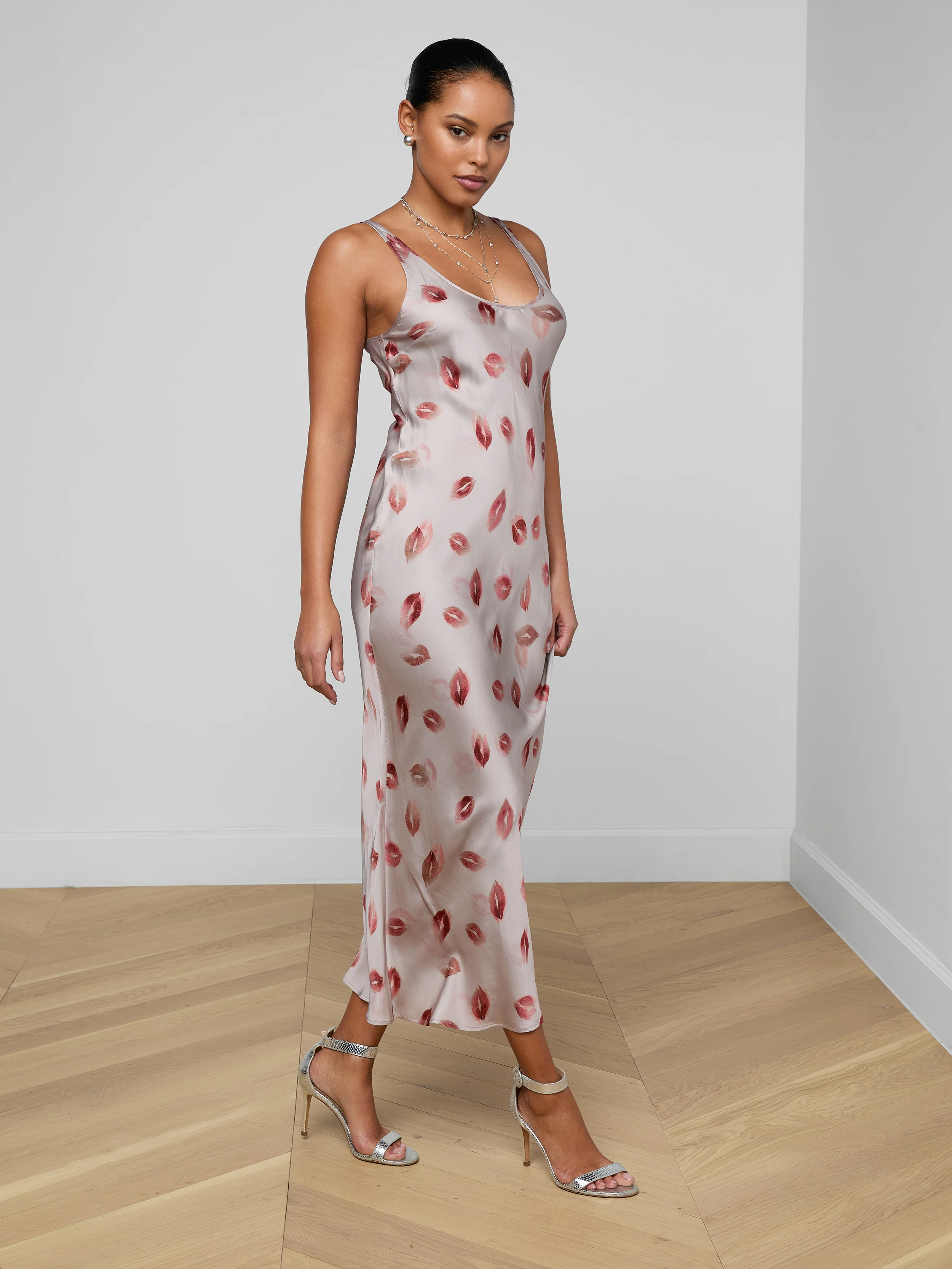 Akiya Satin Maxi Dress - Image 4