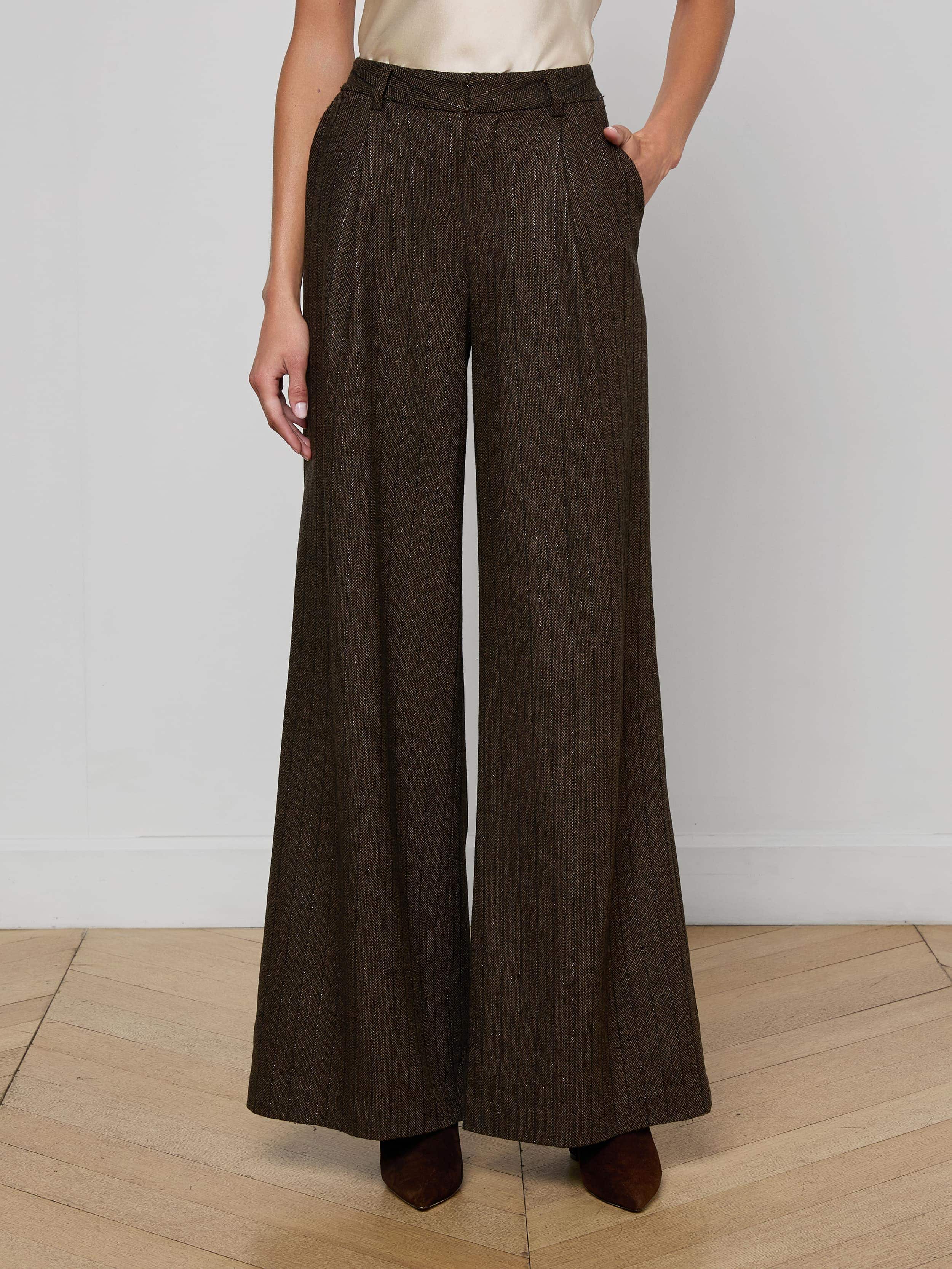 Allanah Pinstriped Trouser - Image 2