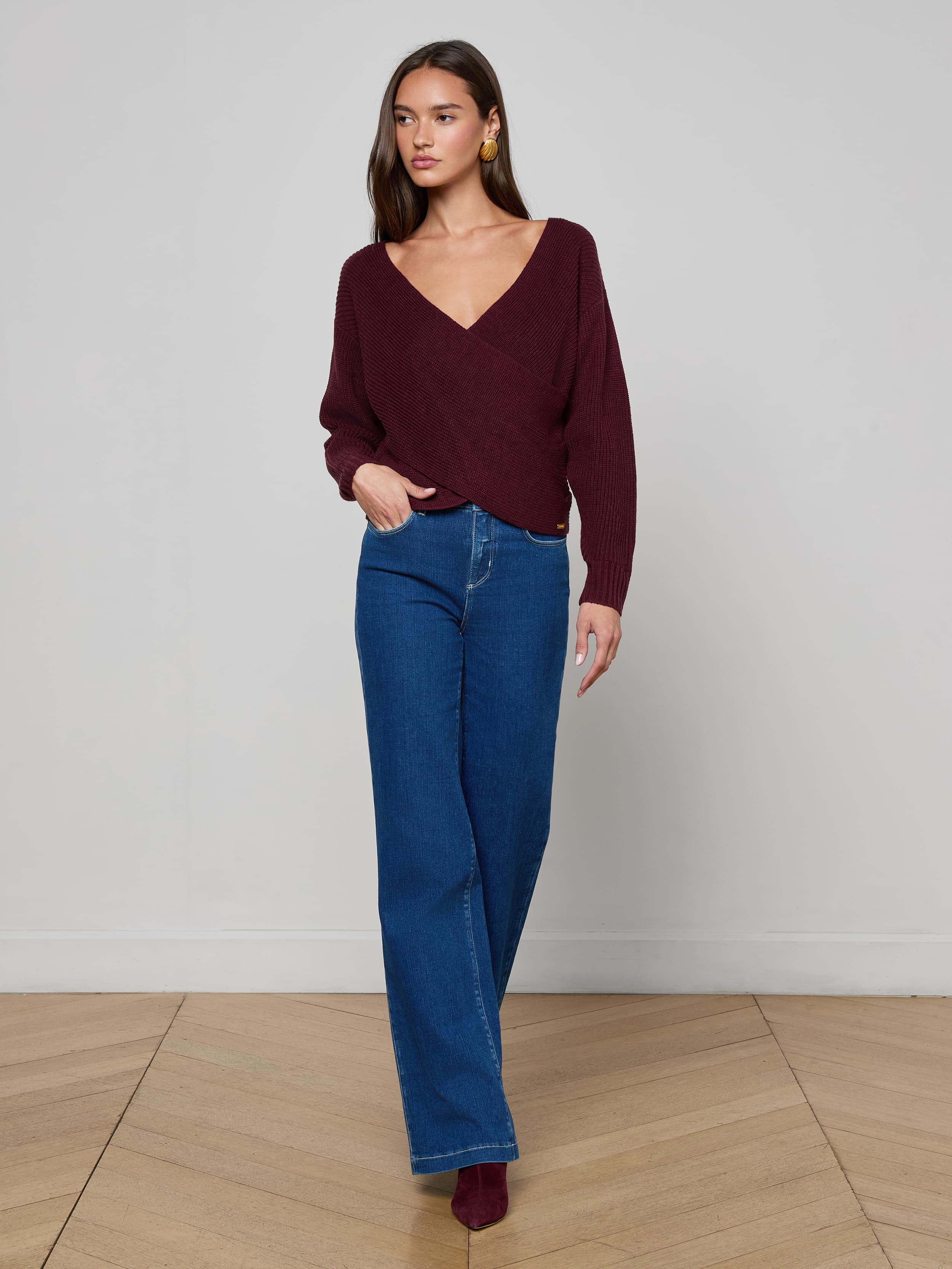 Antonella Crossover Sweater - Image 3