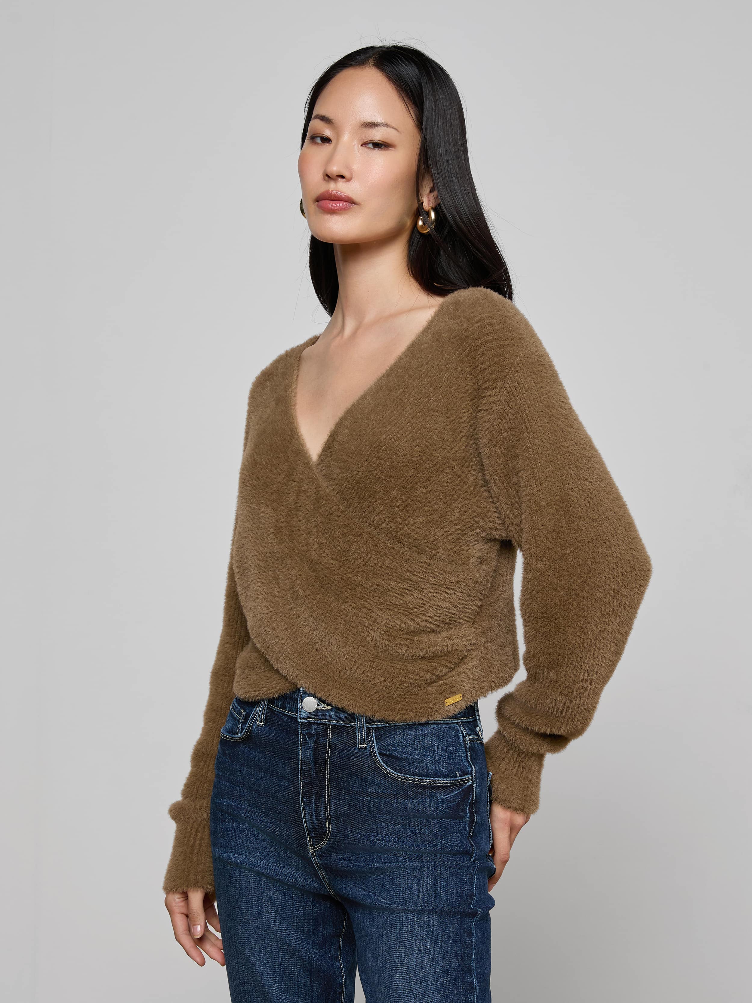 Antonella Crossover Sweater - Image 3