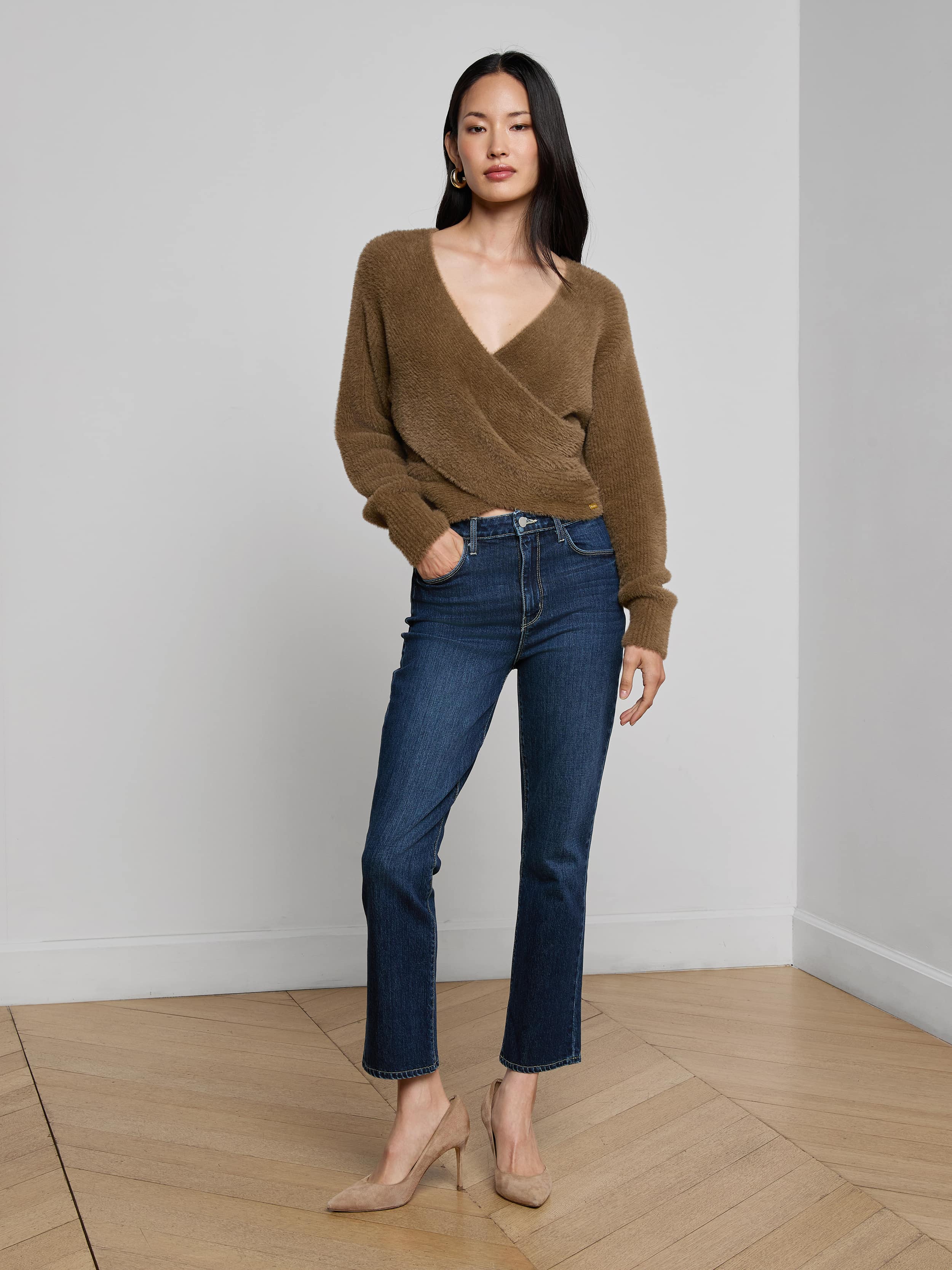 Antonella Crossover Sweater - Image 4
