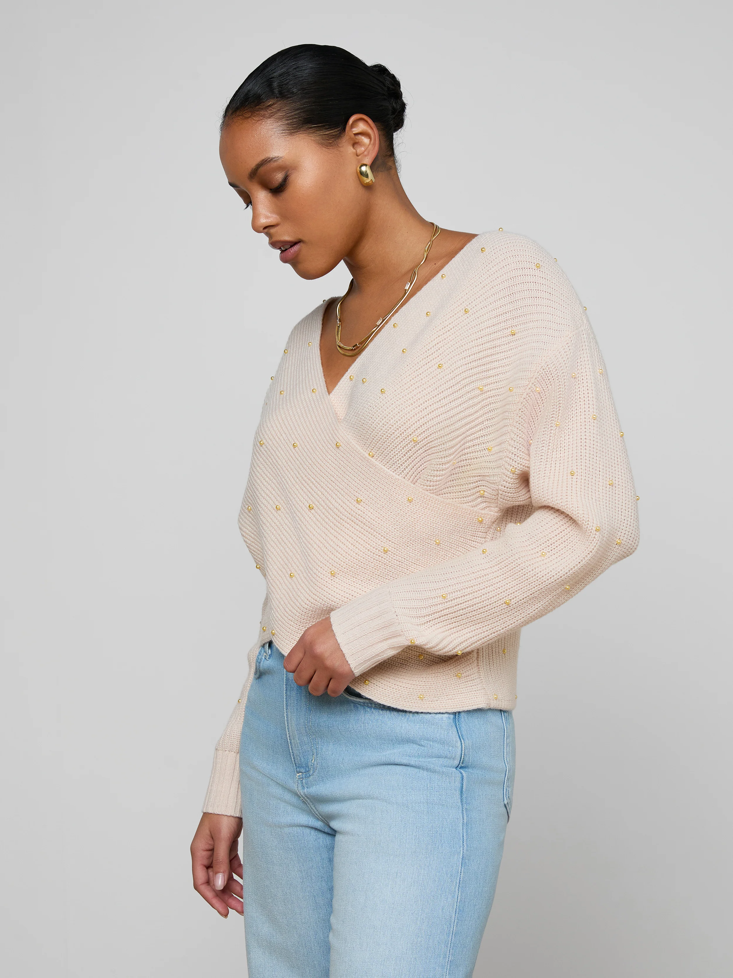 Antonella Crossover Sweater - Image 3