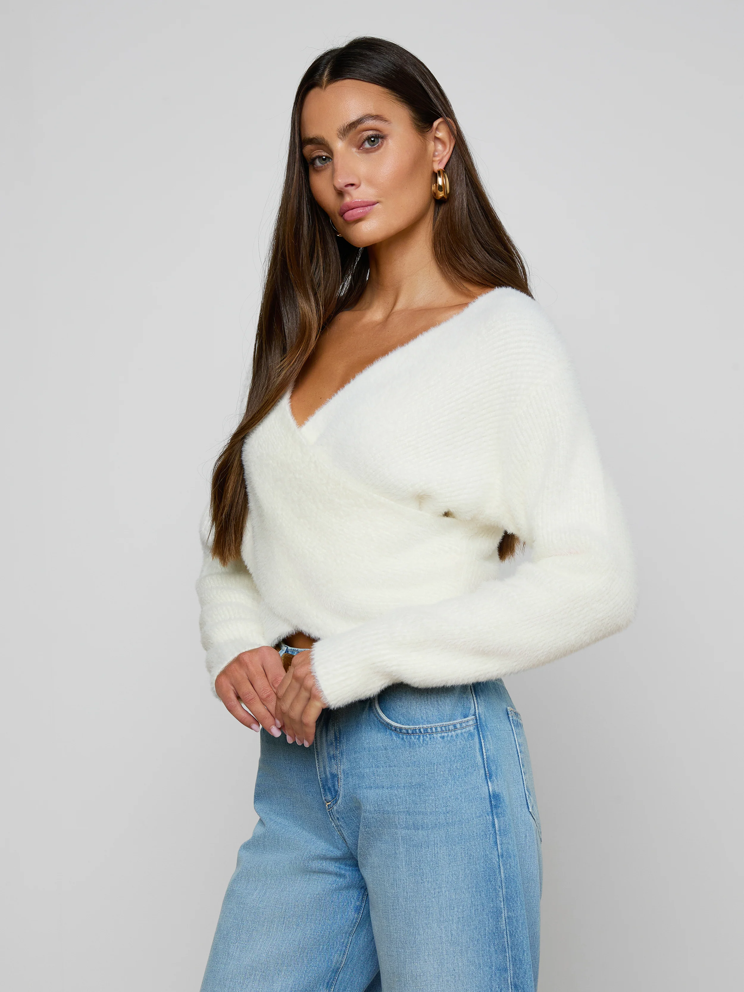 Antonella Crossover Sweater - Image 4