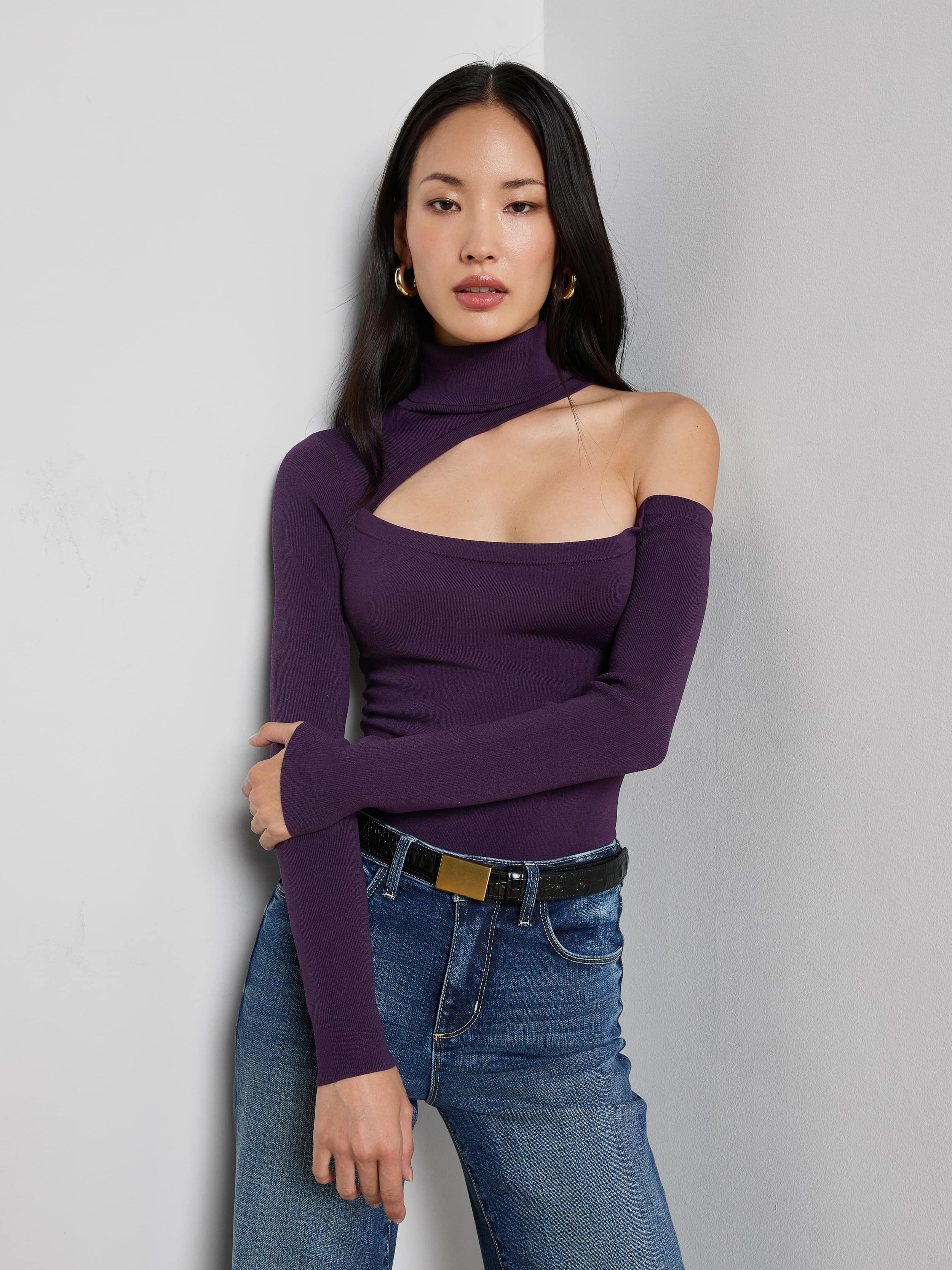 Azia Cutout Knit Top - Image 6
