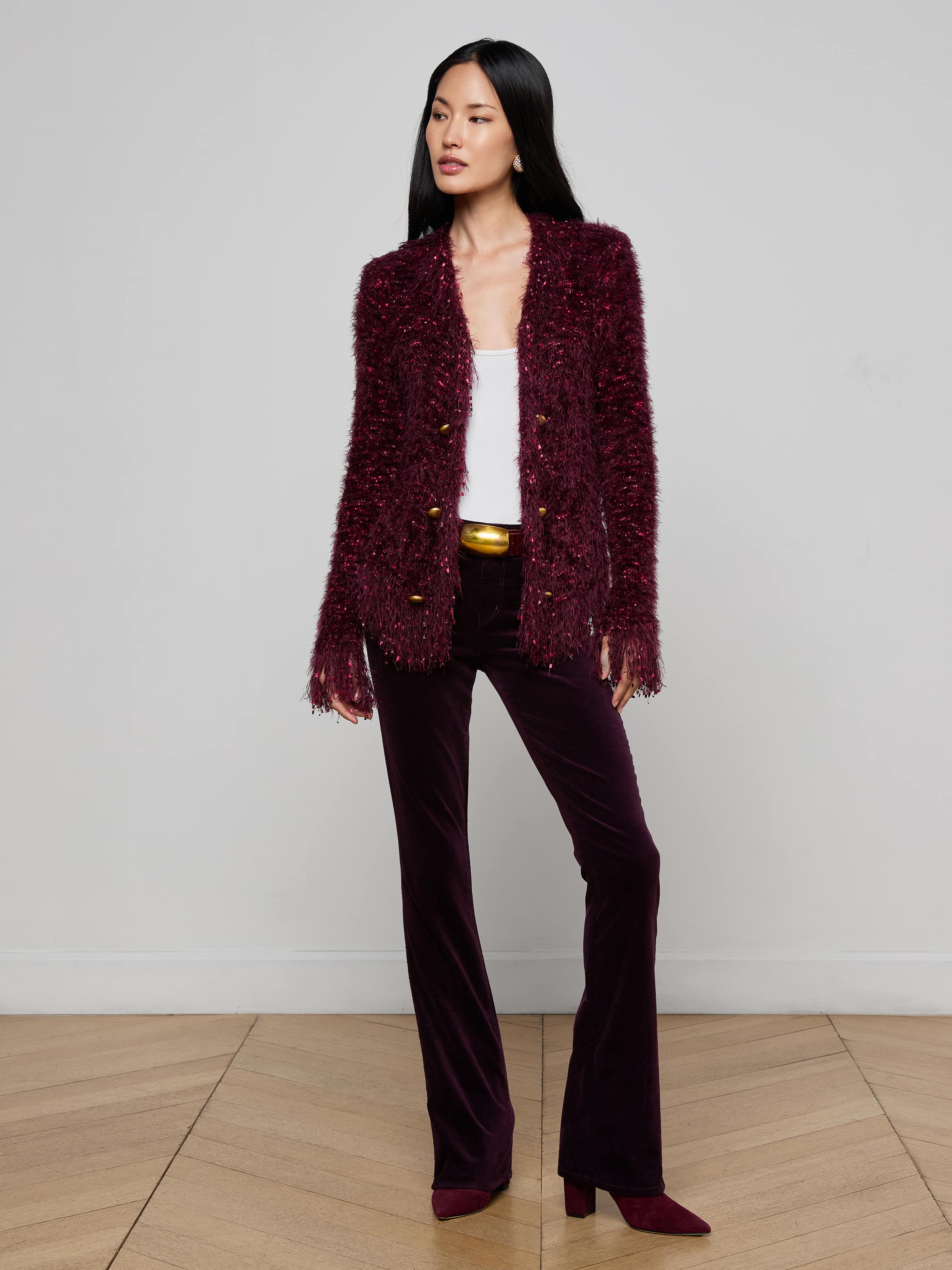 Azure Fringe Cardigan Blazer - Image 4
