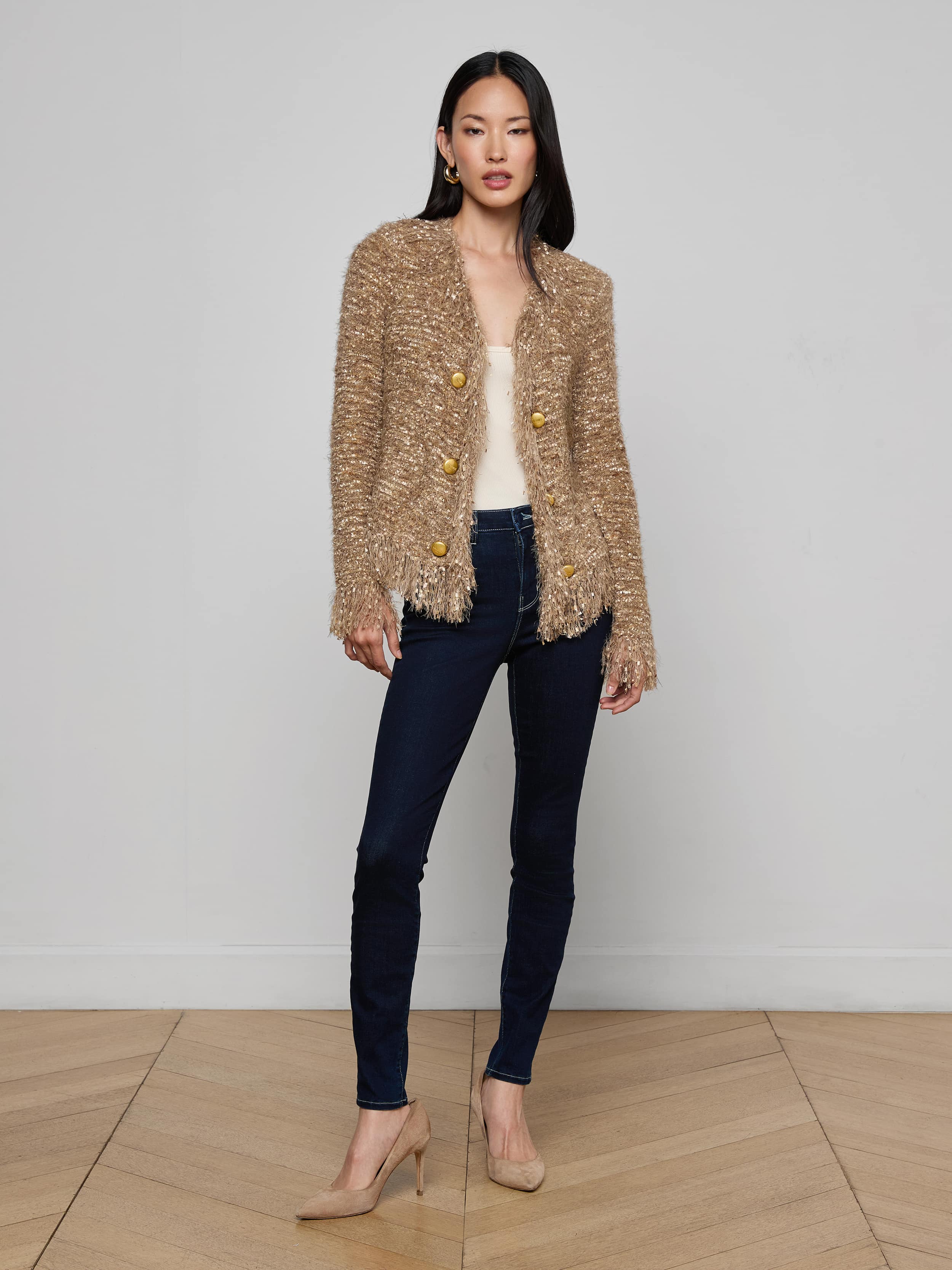 Azure Fringe Cardigan Blazer - Image 3