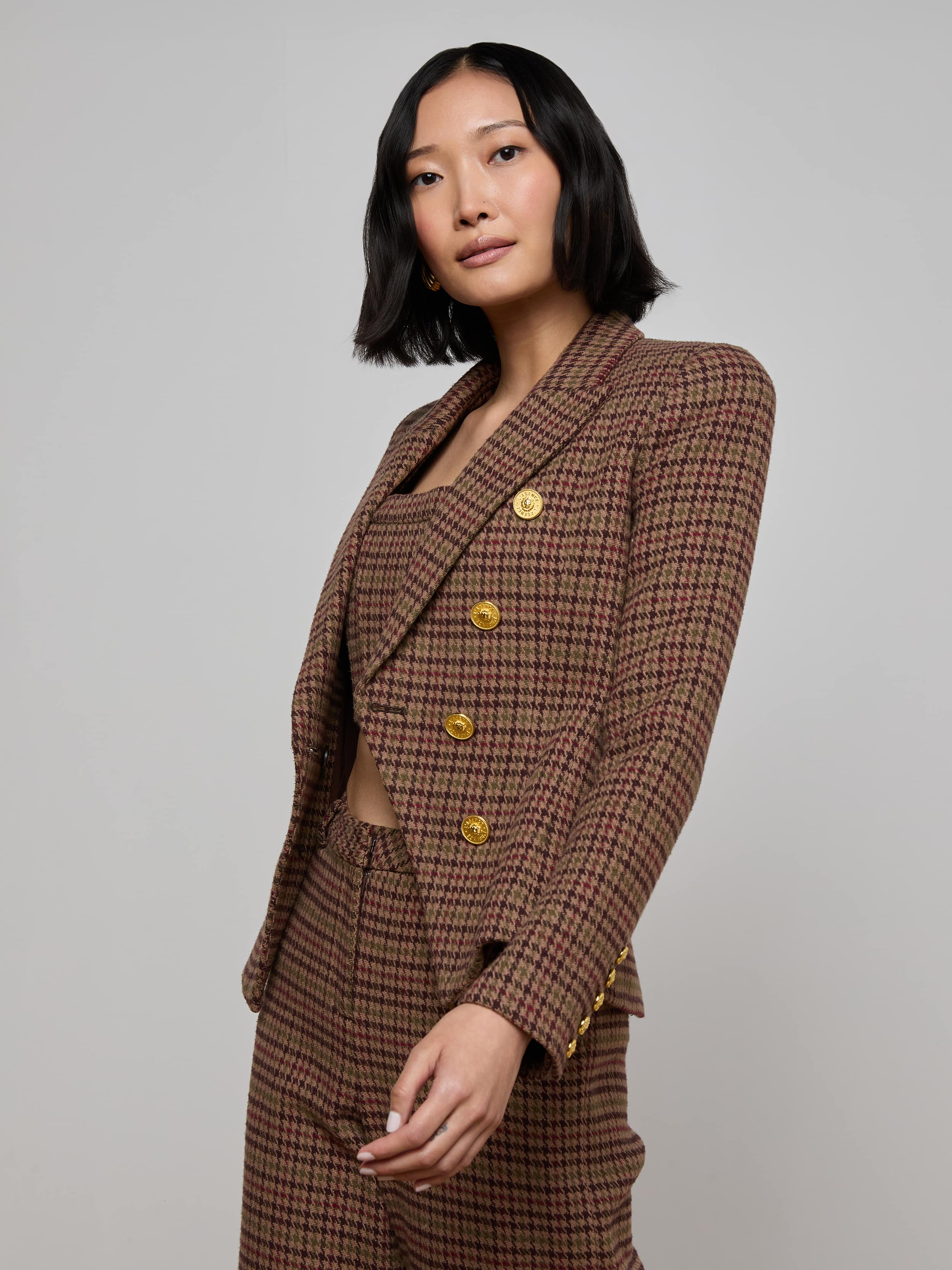 Bethany Houndstooth Blazer - Image 2