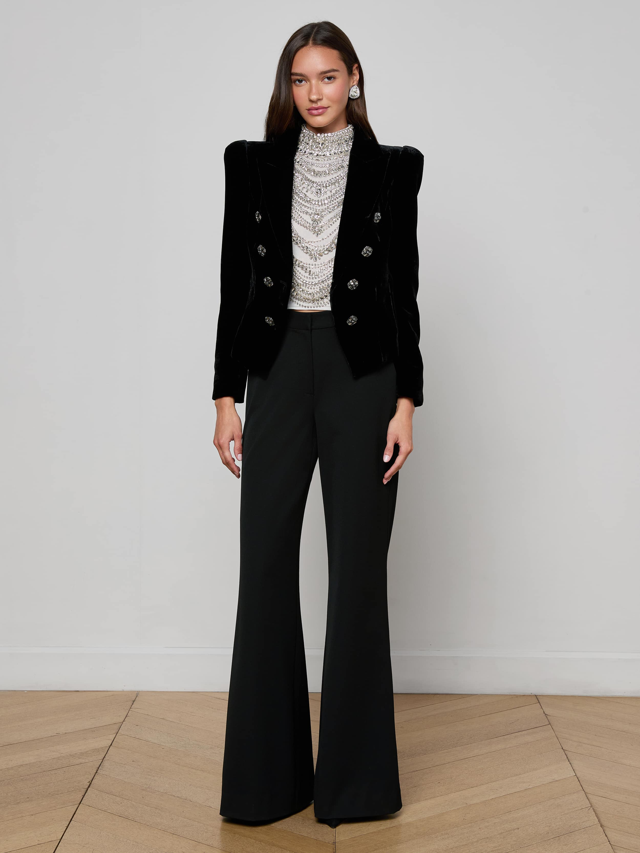 Bethany Velvet Blazer - Image 3