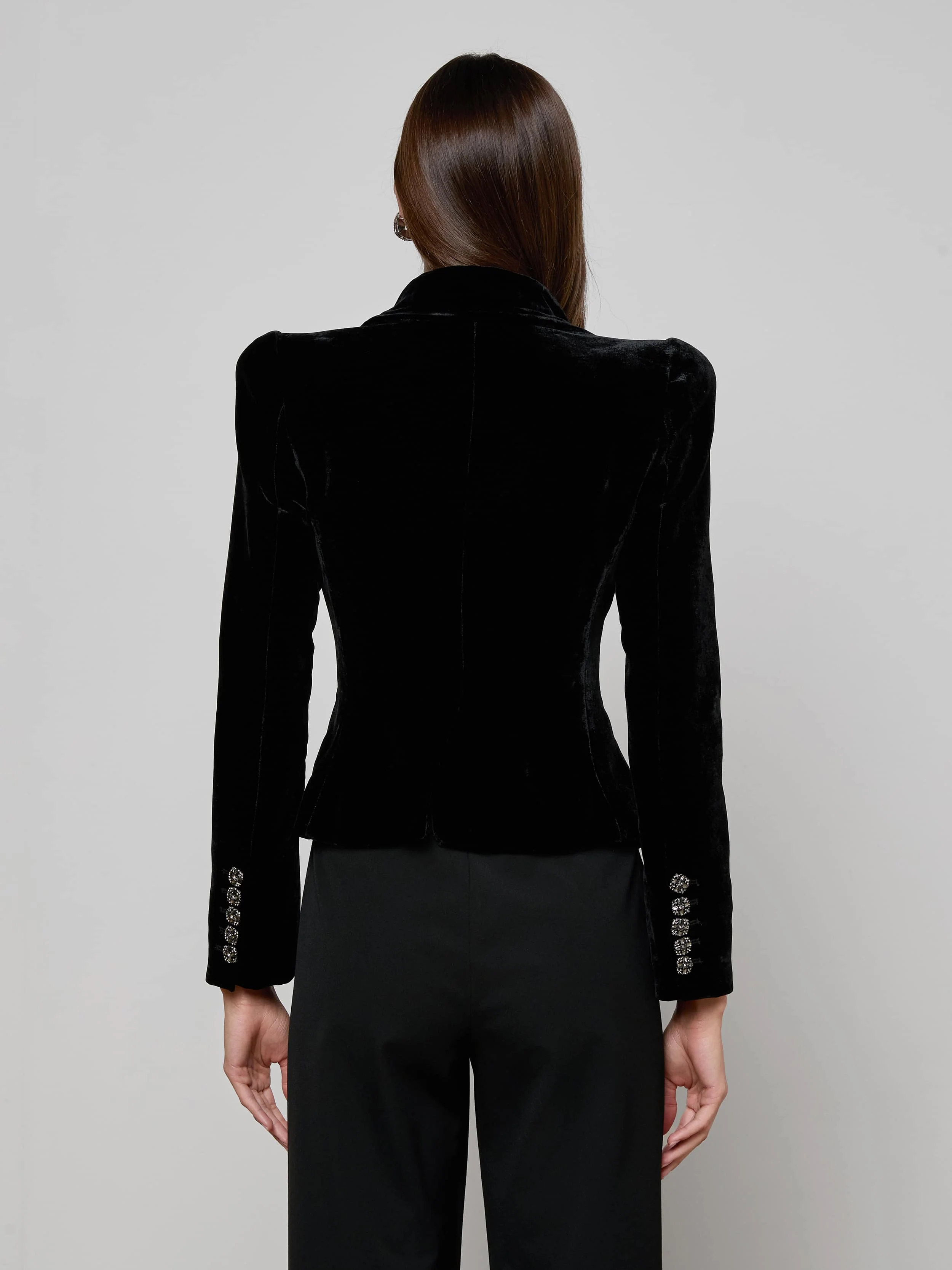 Bethany Velvet Blazer - Image 4