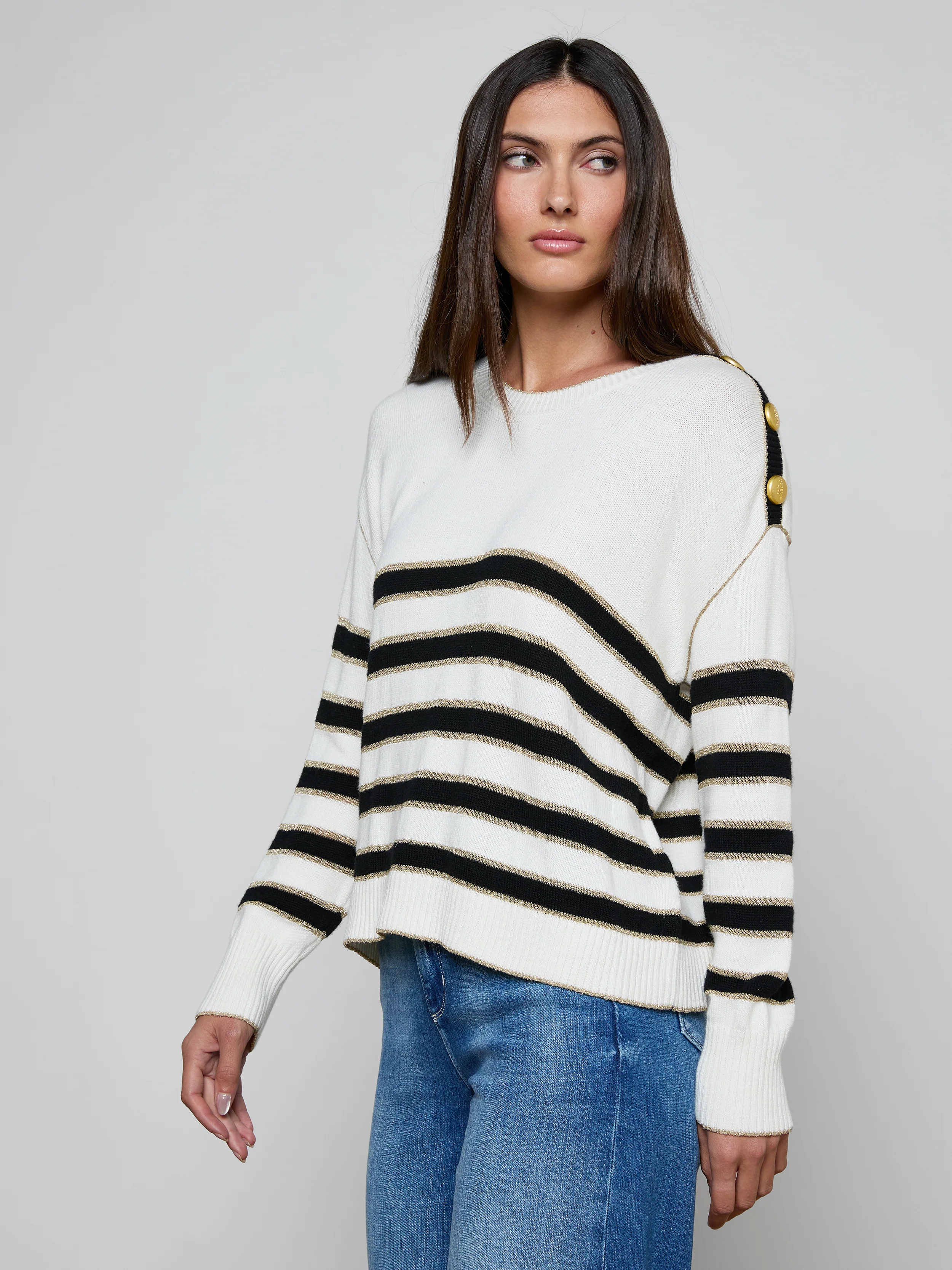 Bishop Striped Sweater - Image 2