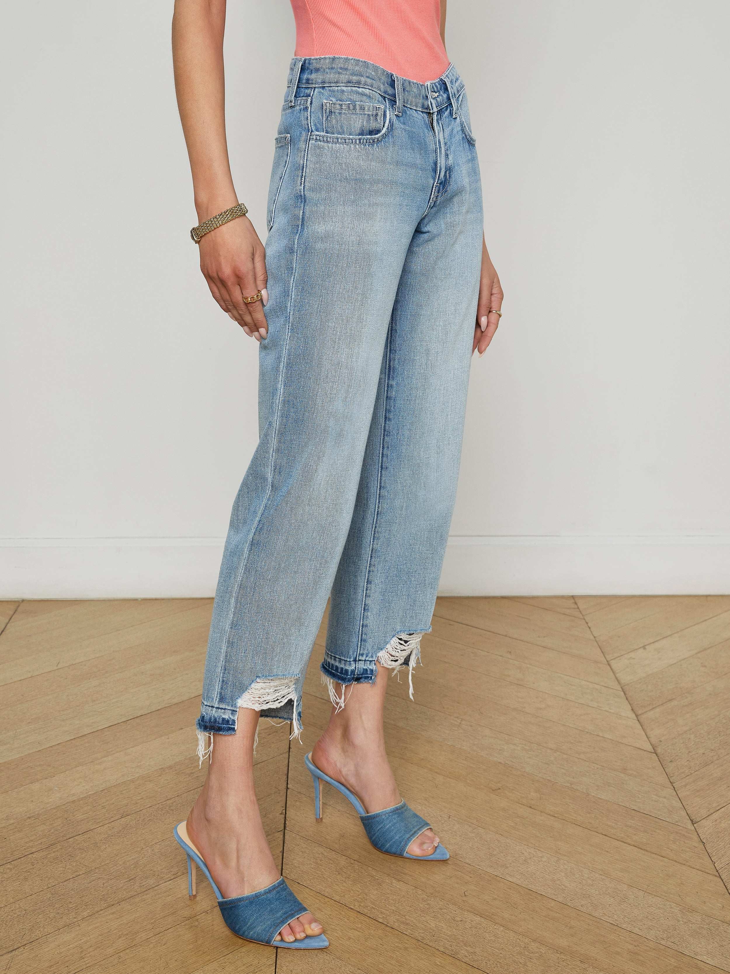 Blaine Cropped Stovepipe Jean - Image 3