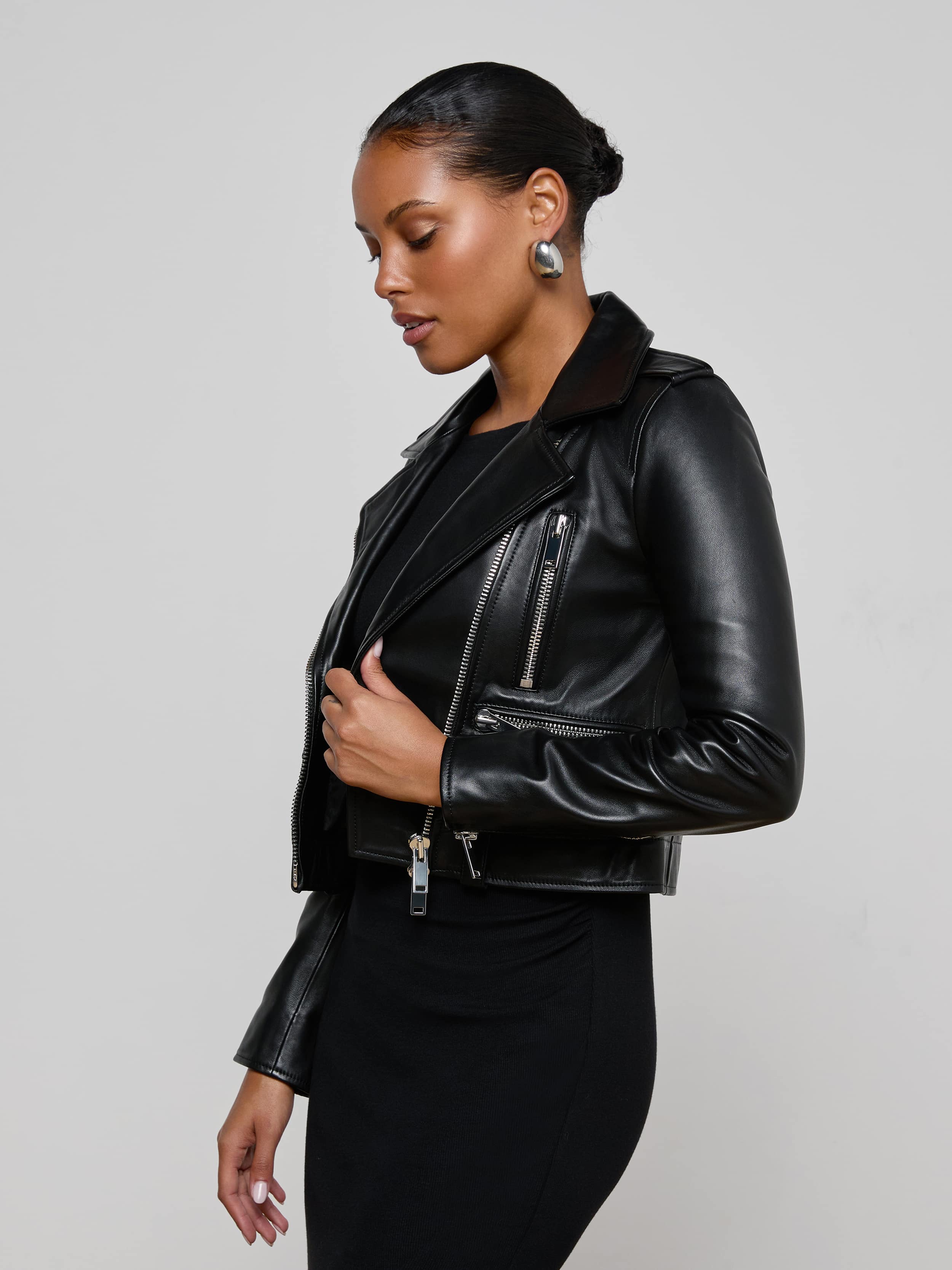 Blakely Leather Biker Jacket - Image 5