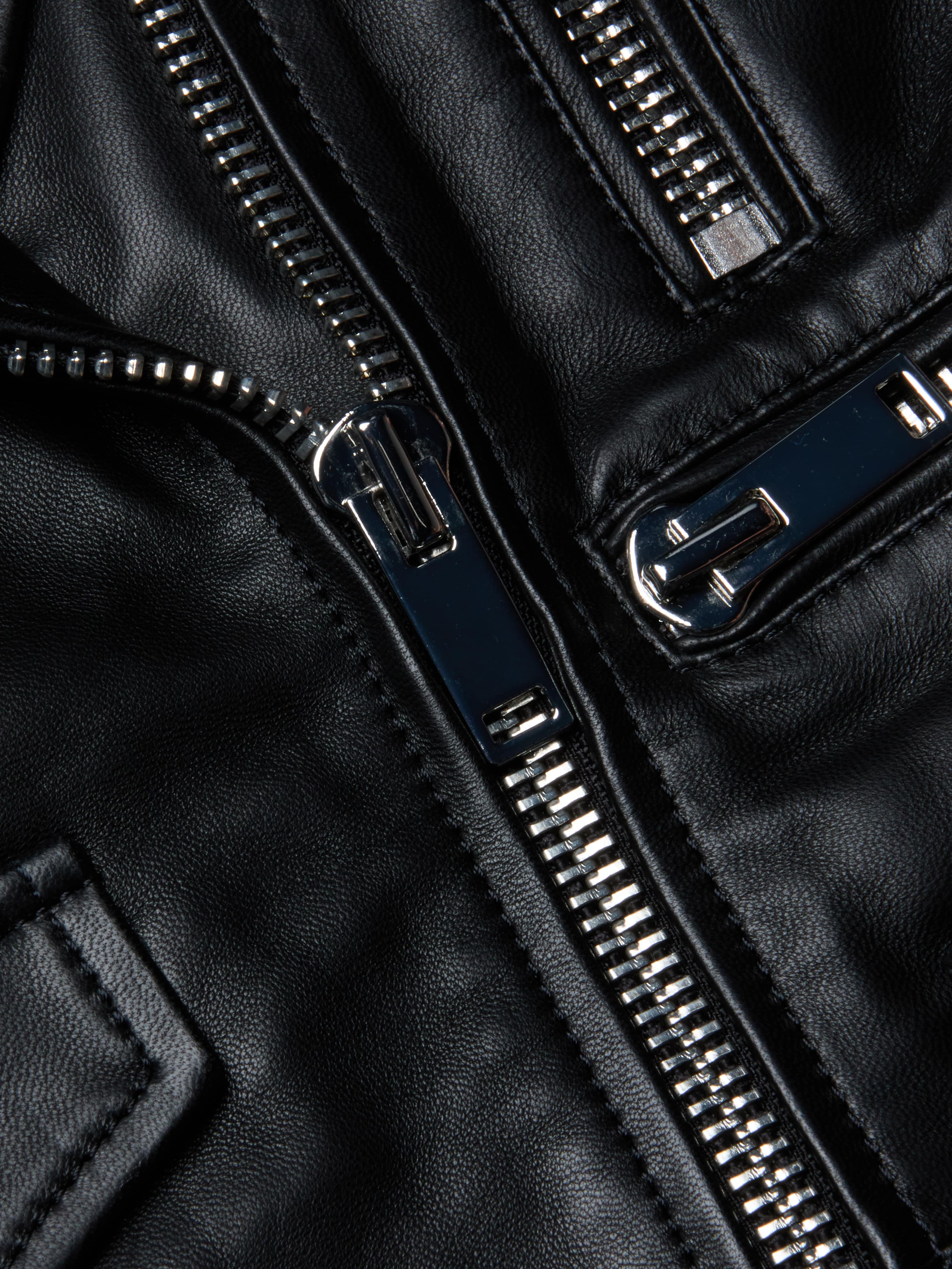 Blakely Leather Biker Jacket - Image 8