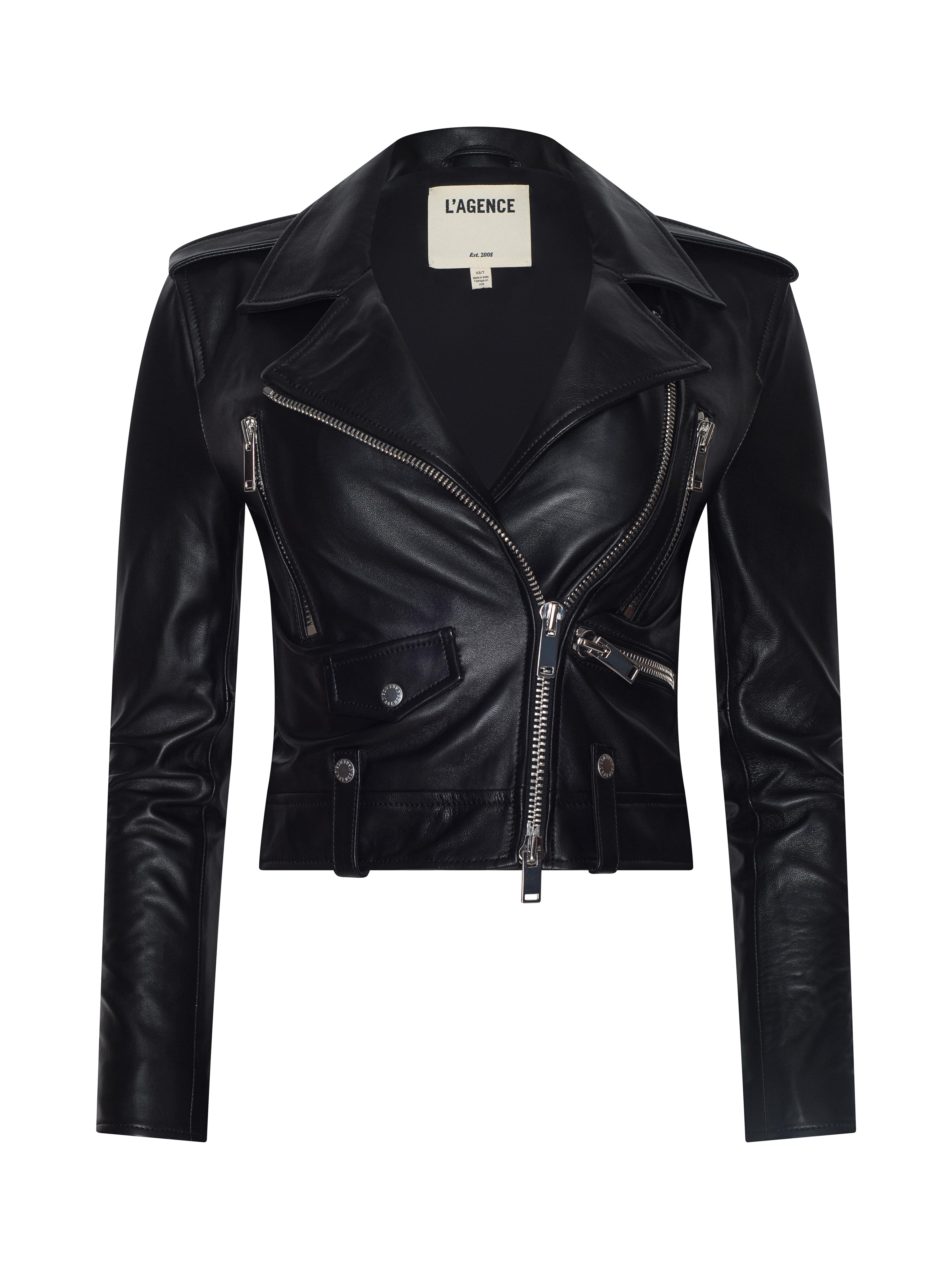 Blakely Leather Biker Jacket - Image 9