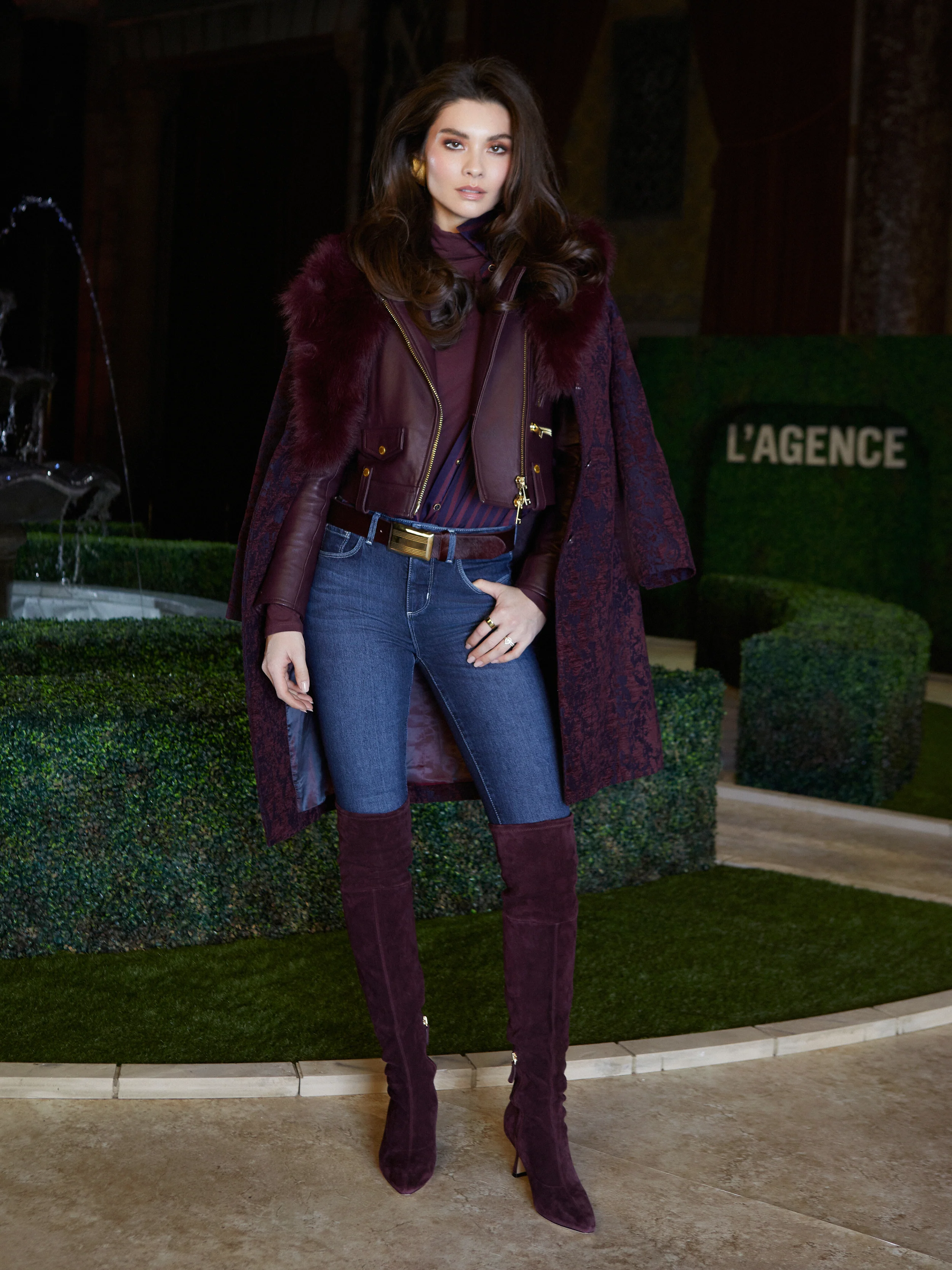 Blakely Leather Biker Jacket - Image 2