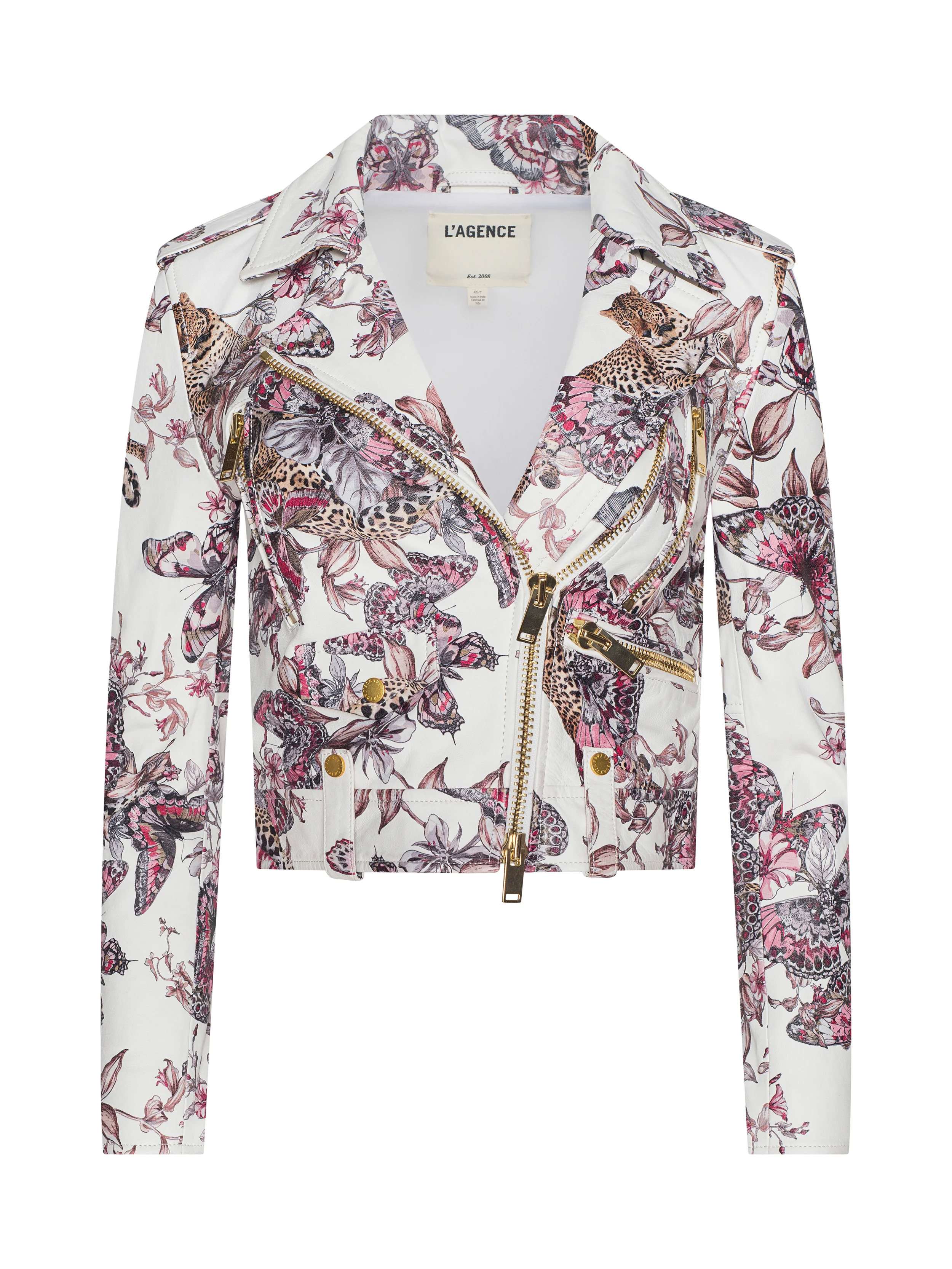 Blakely Leather Biker Jacket - Image 7