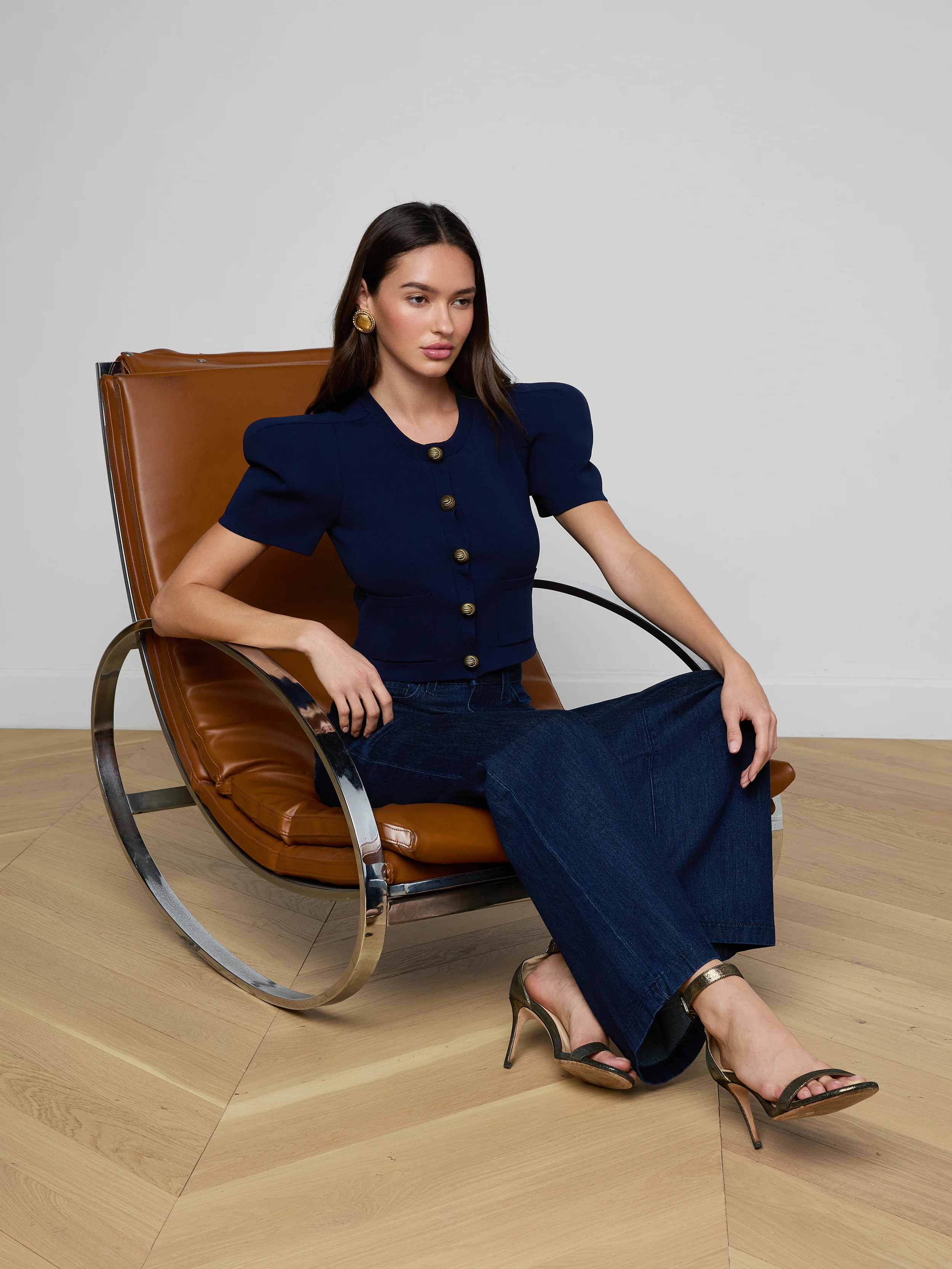Britt Statement Shoulder Cardigan - Image 6