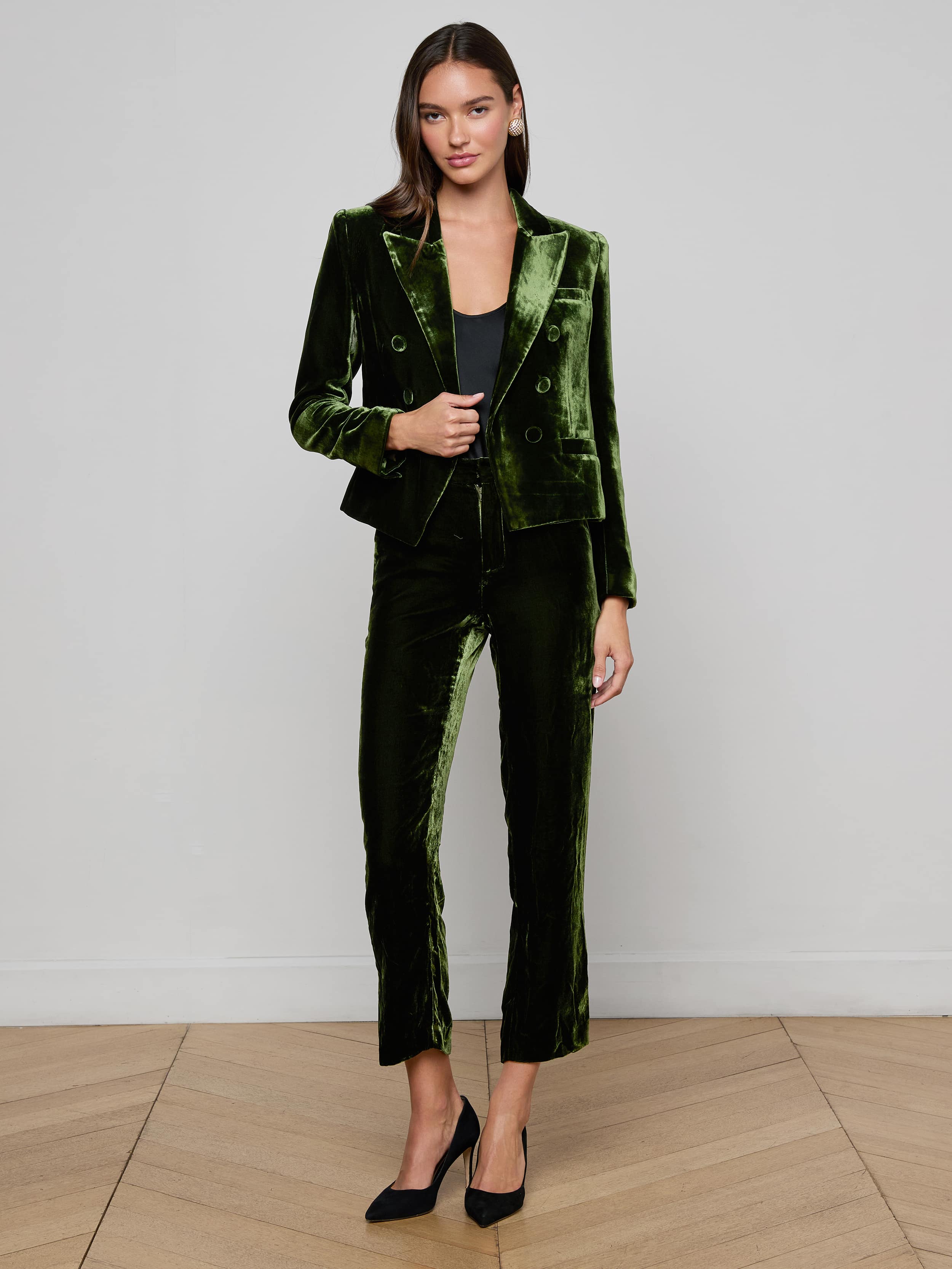 Brooke Velvet Blazer - Image 3