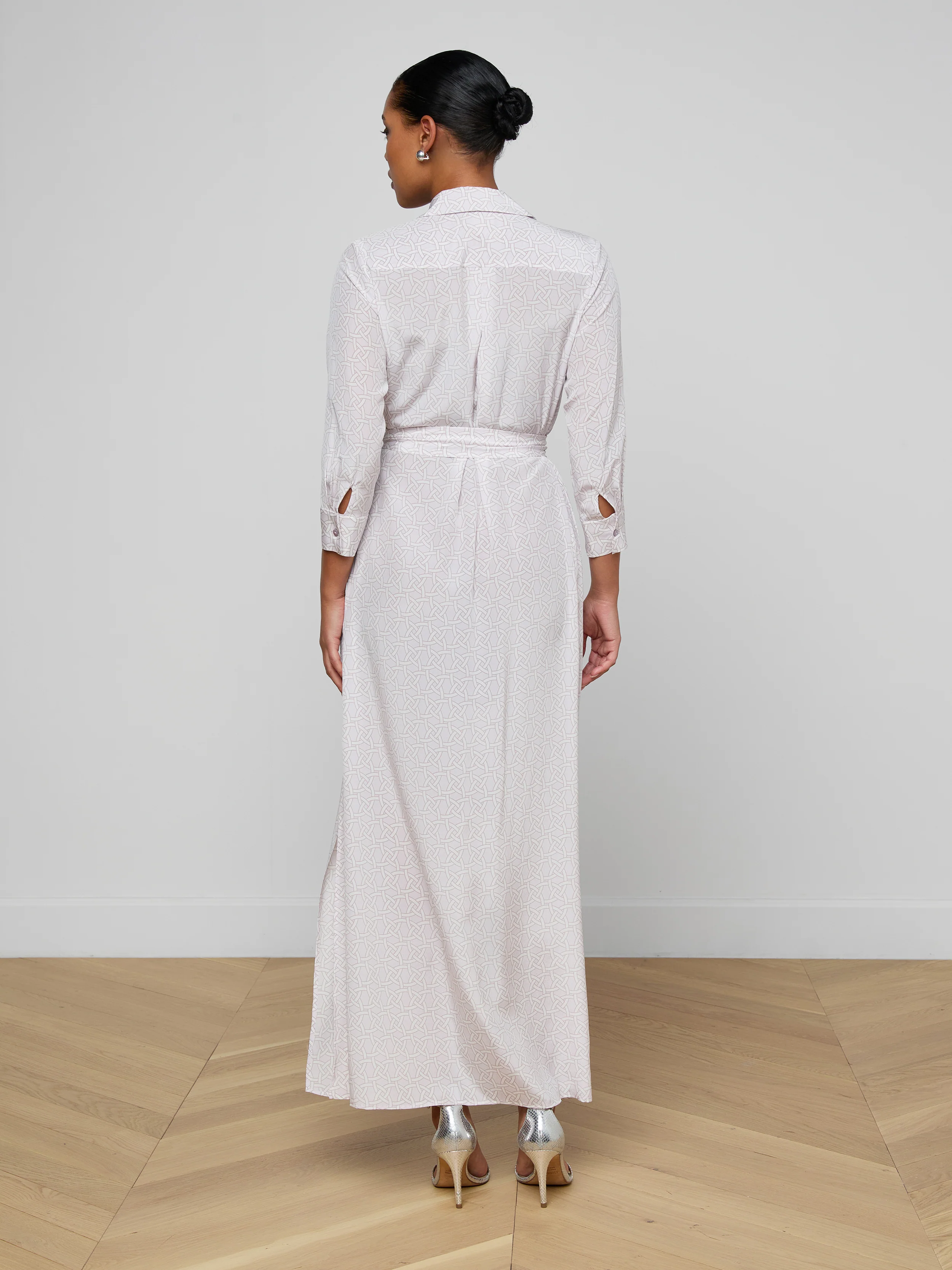 Cameron Silk Shirt Dress - Image 5