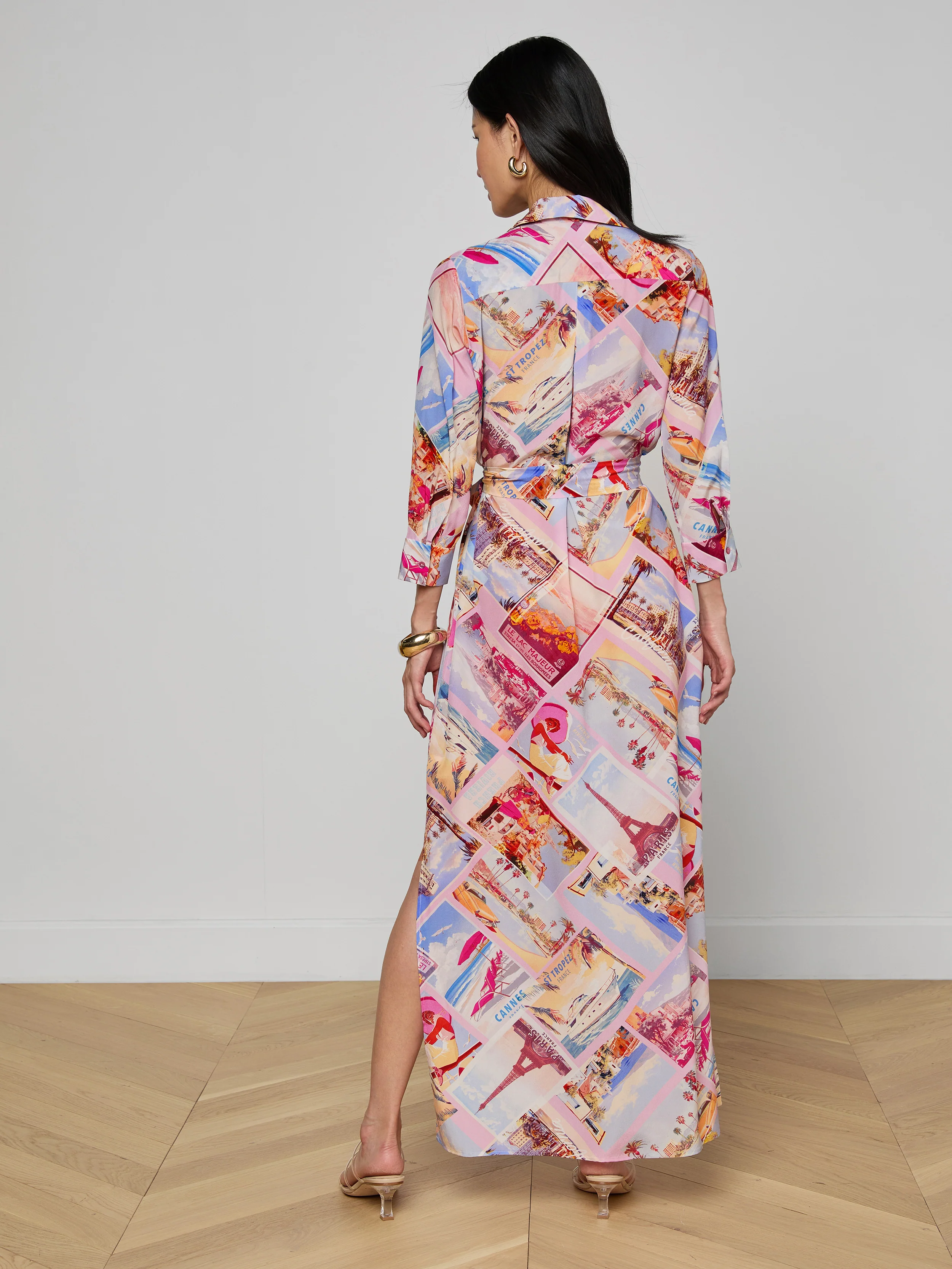 Cameron Silk Shirt Dress - Image 4