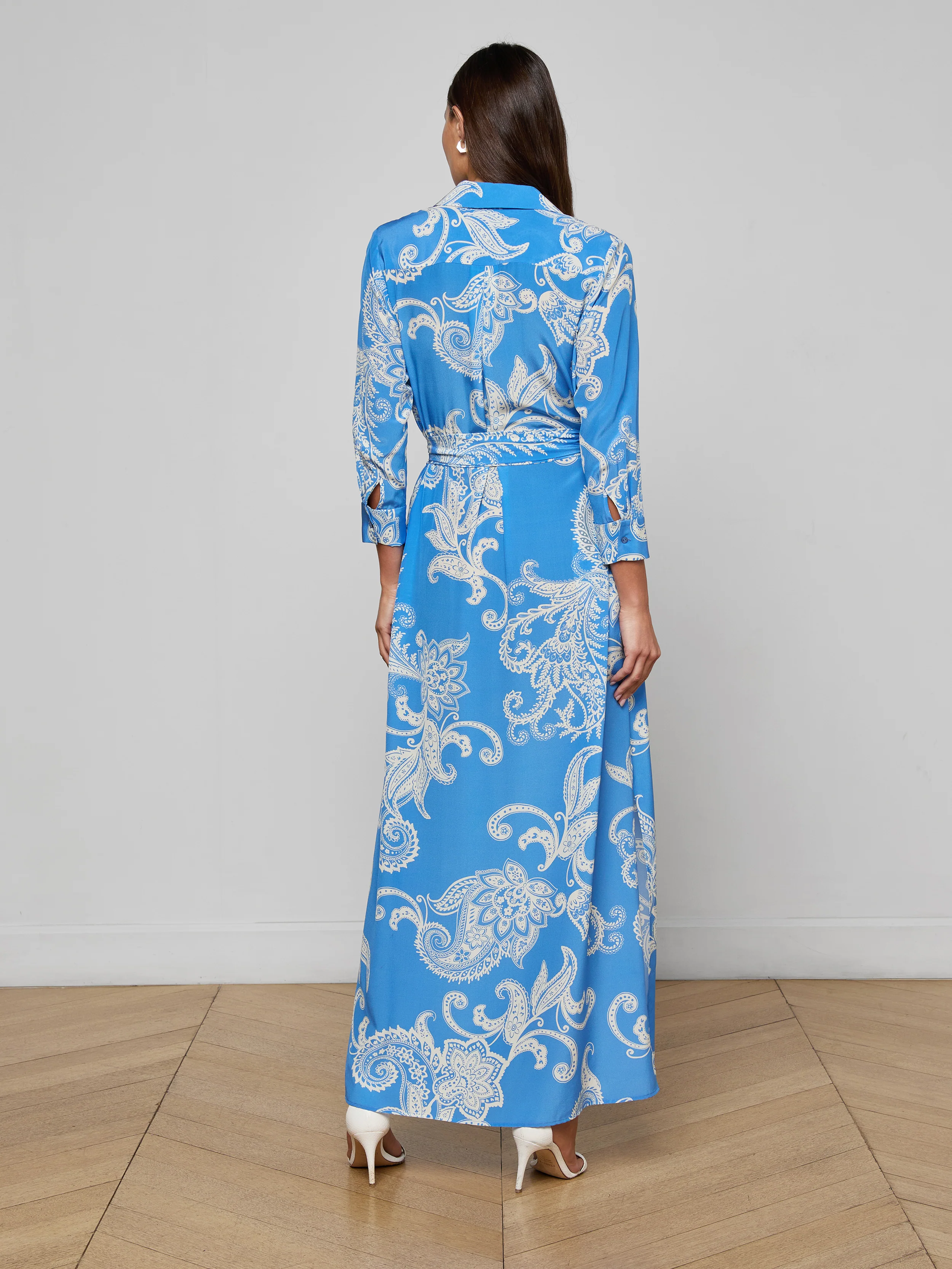 Cameron Silk Shirt Dress - Image 4