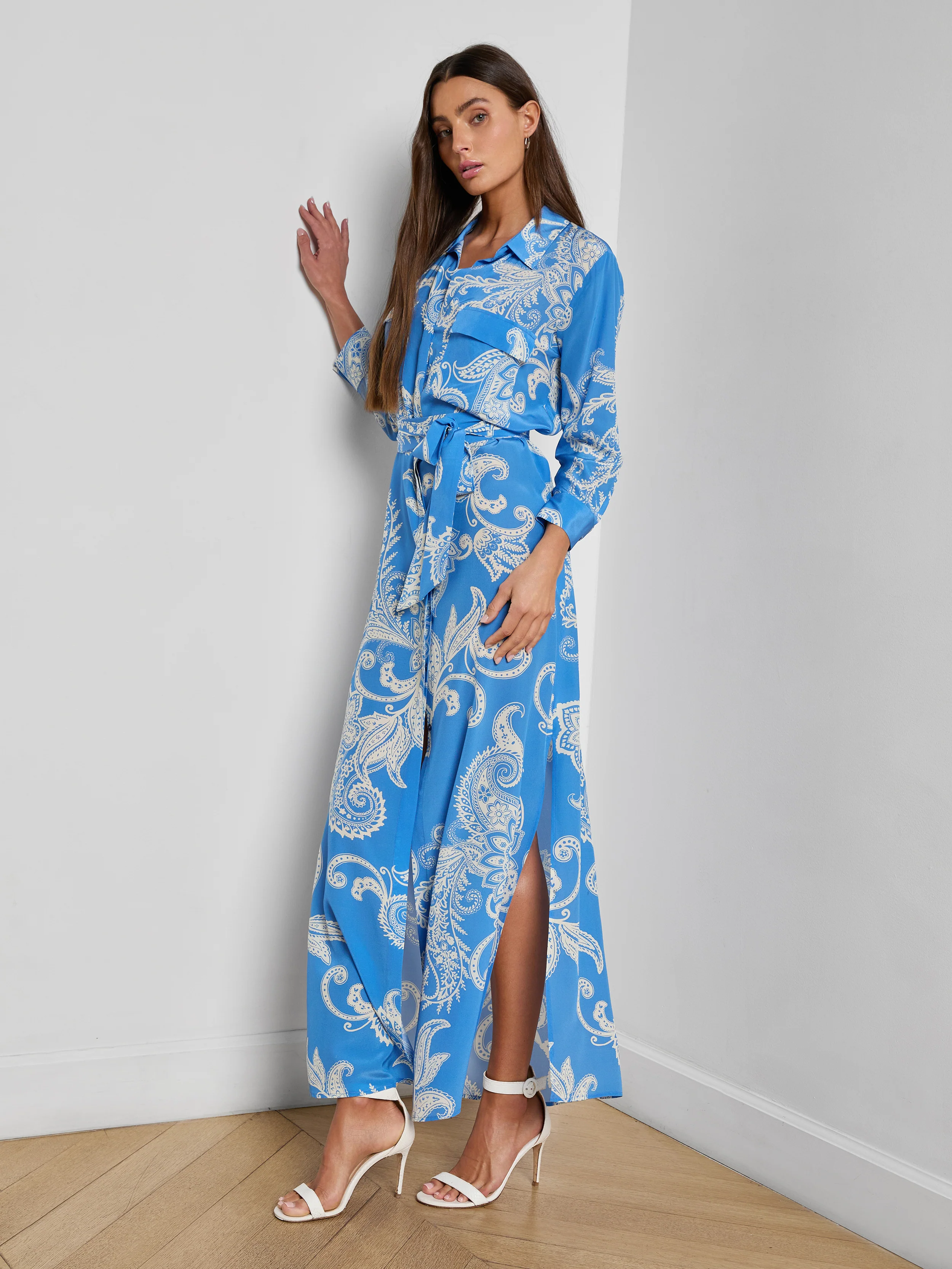 Cameron Silk Shirt Dress - Image 5