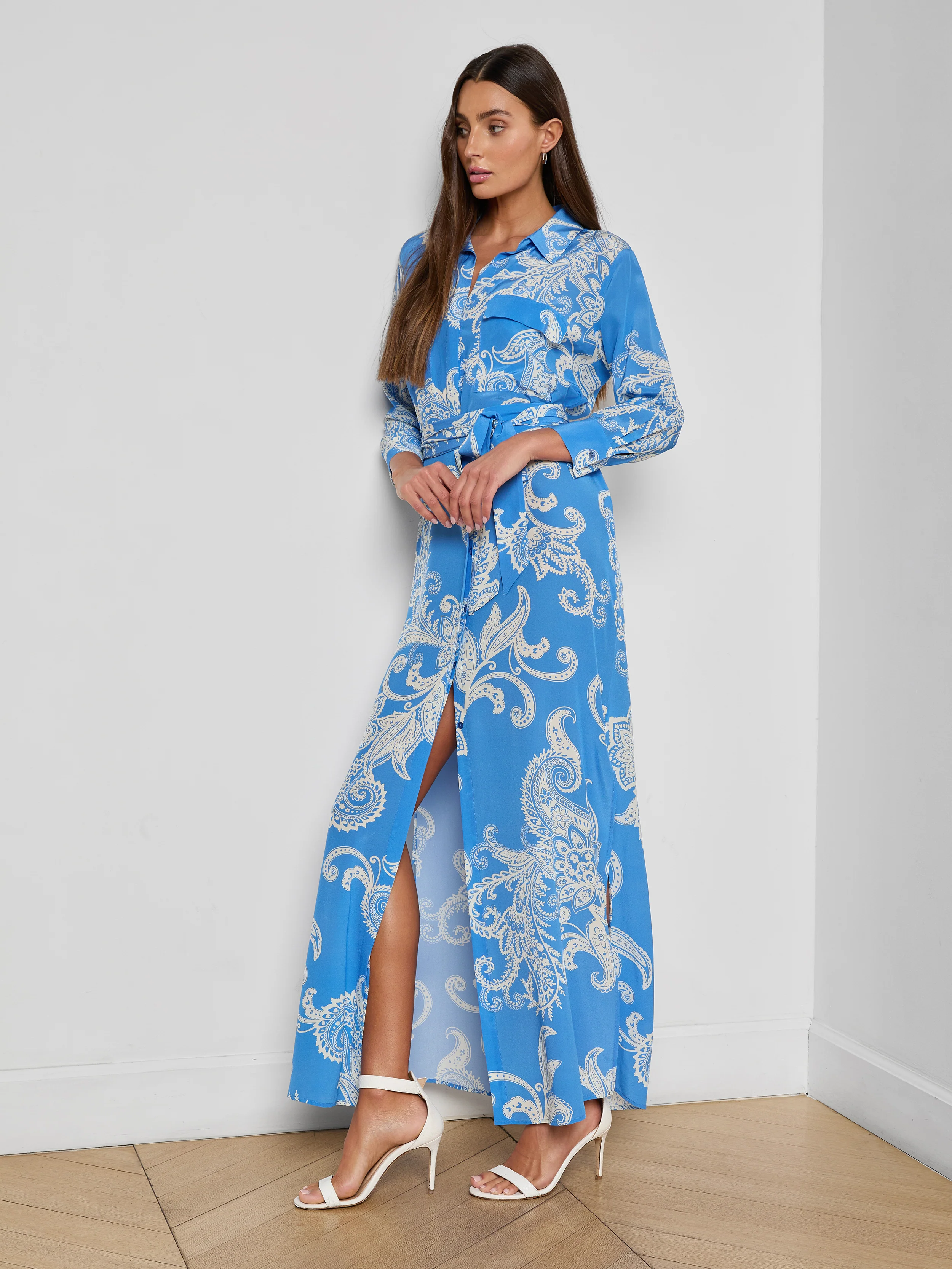 Cameron Silk Shirt Dress - Image 6