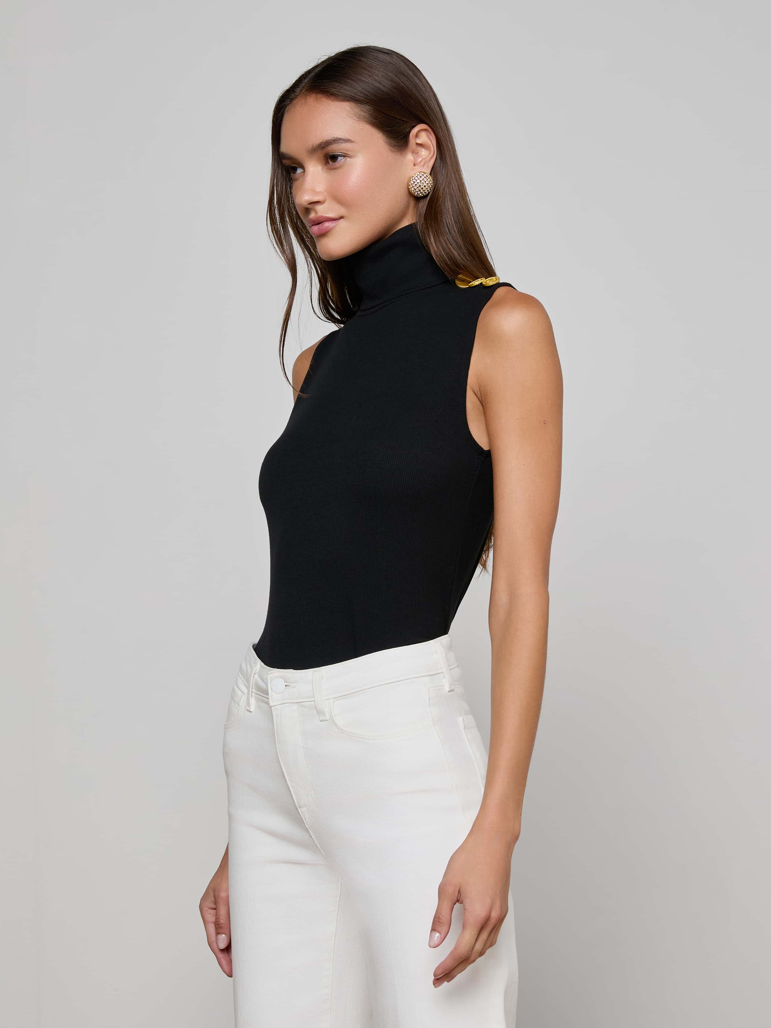 Ceci Sleeveless Turtleneck - Image 2
