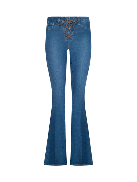 Charis Lace-Up Jean - Image 6
