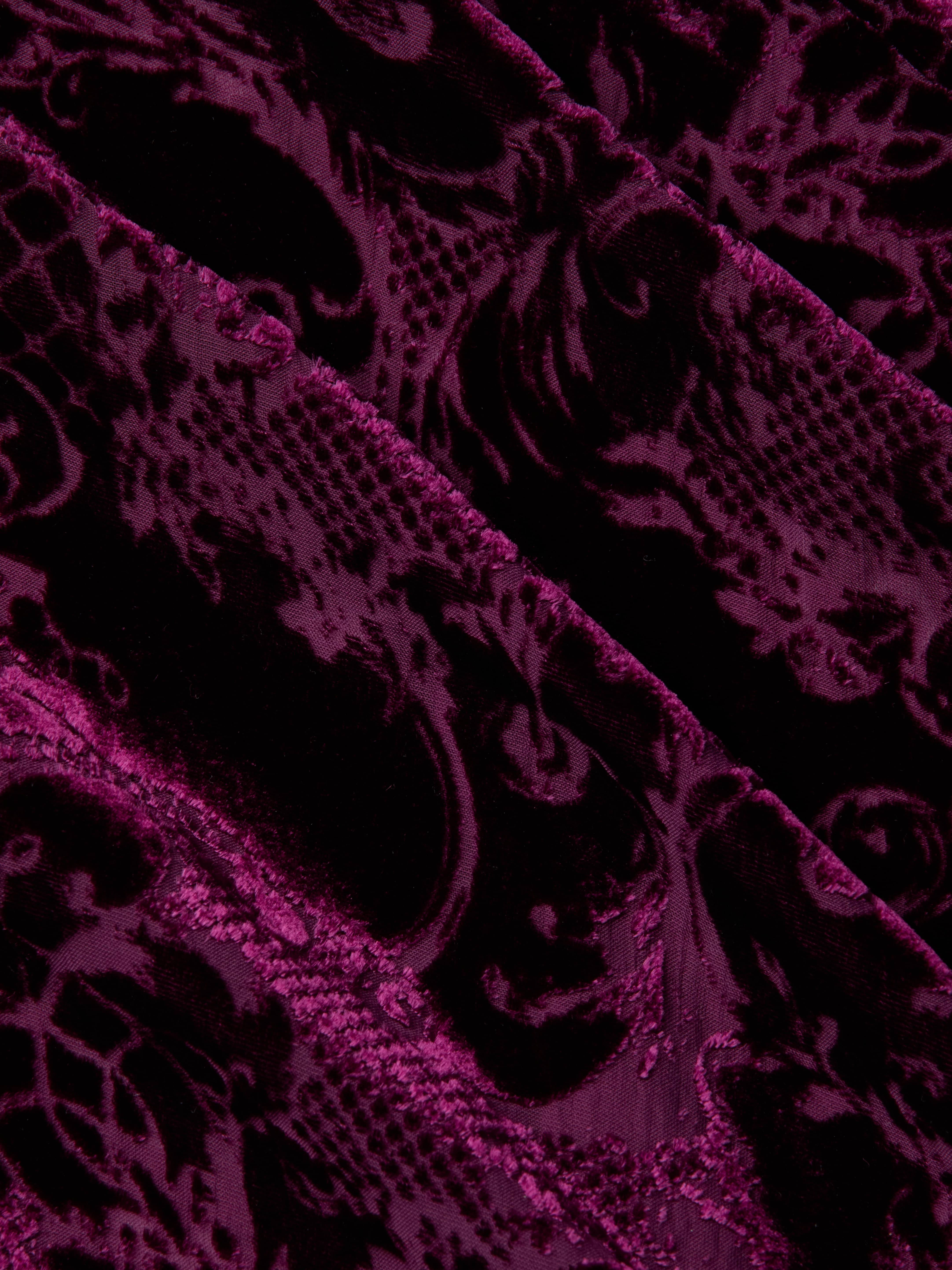 Christine Burnout Velvet Dress - Image 4