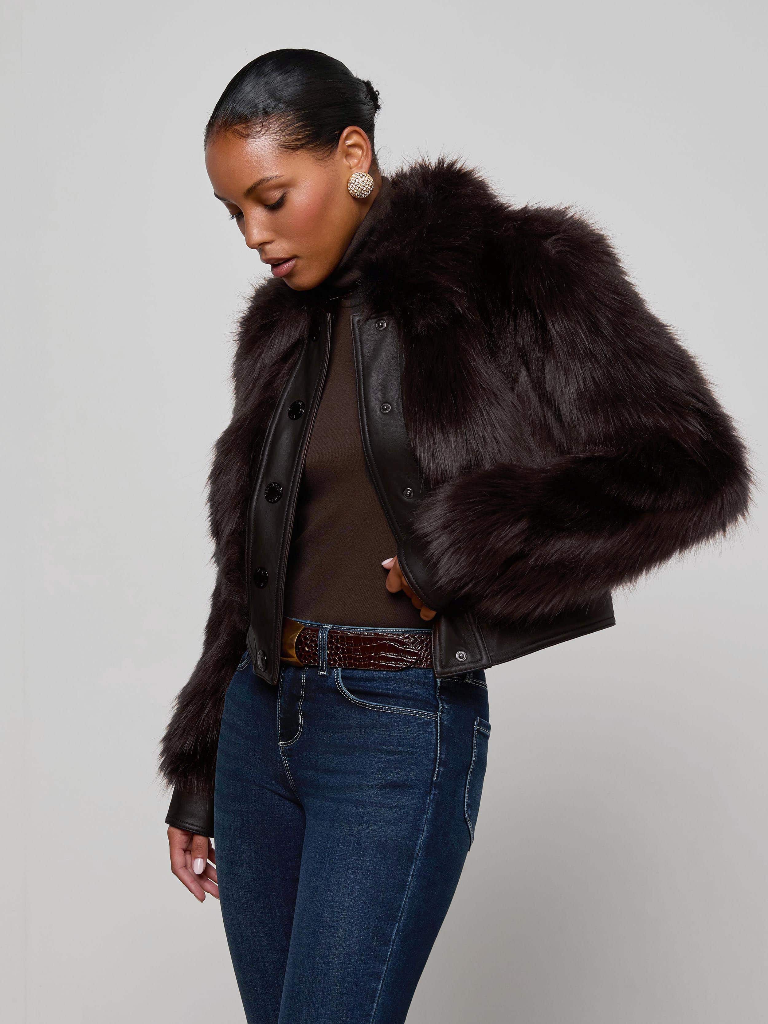 Claira Faux Fur Jacket - Image 2