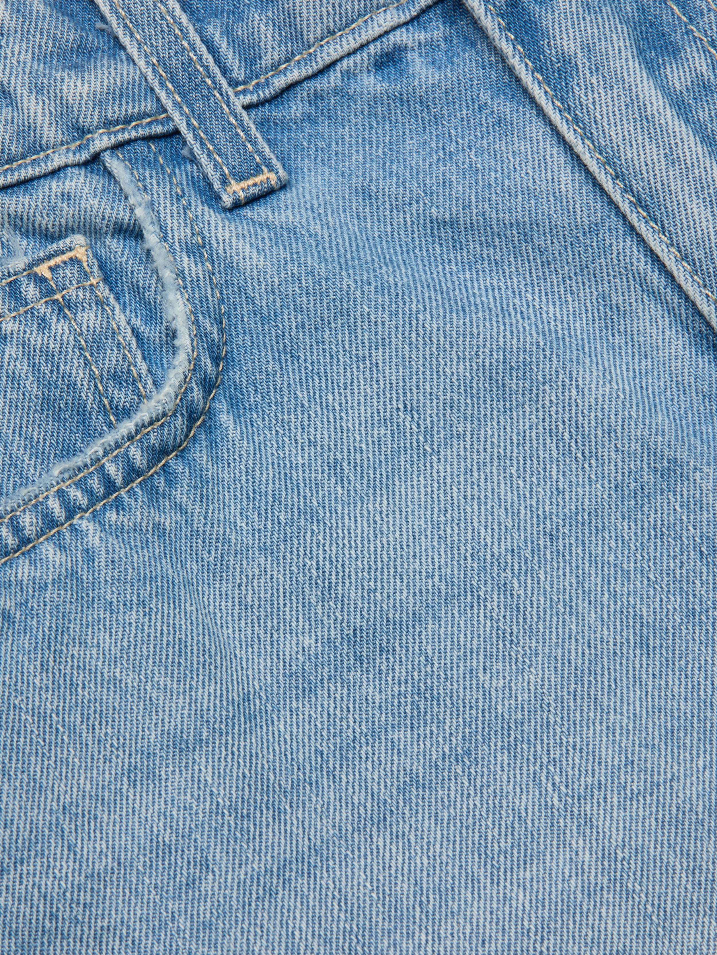 Clark Distressed Jean Short - Image 5