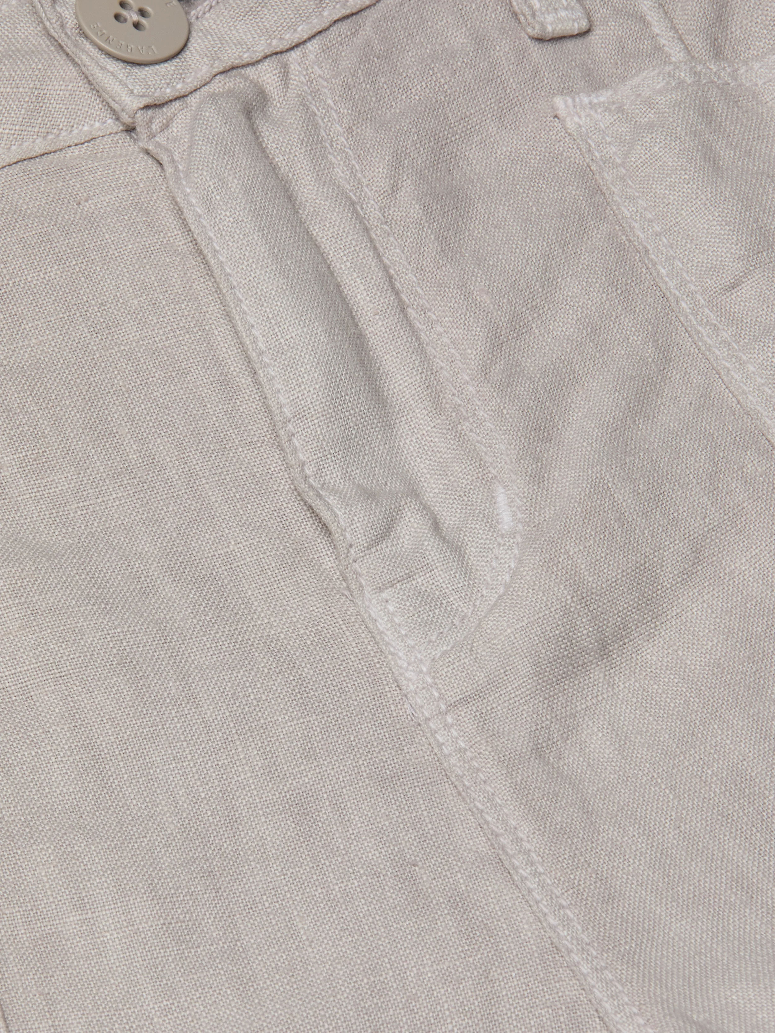 Cody Cropped Linen Pant - Image 6