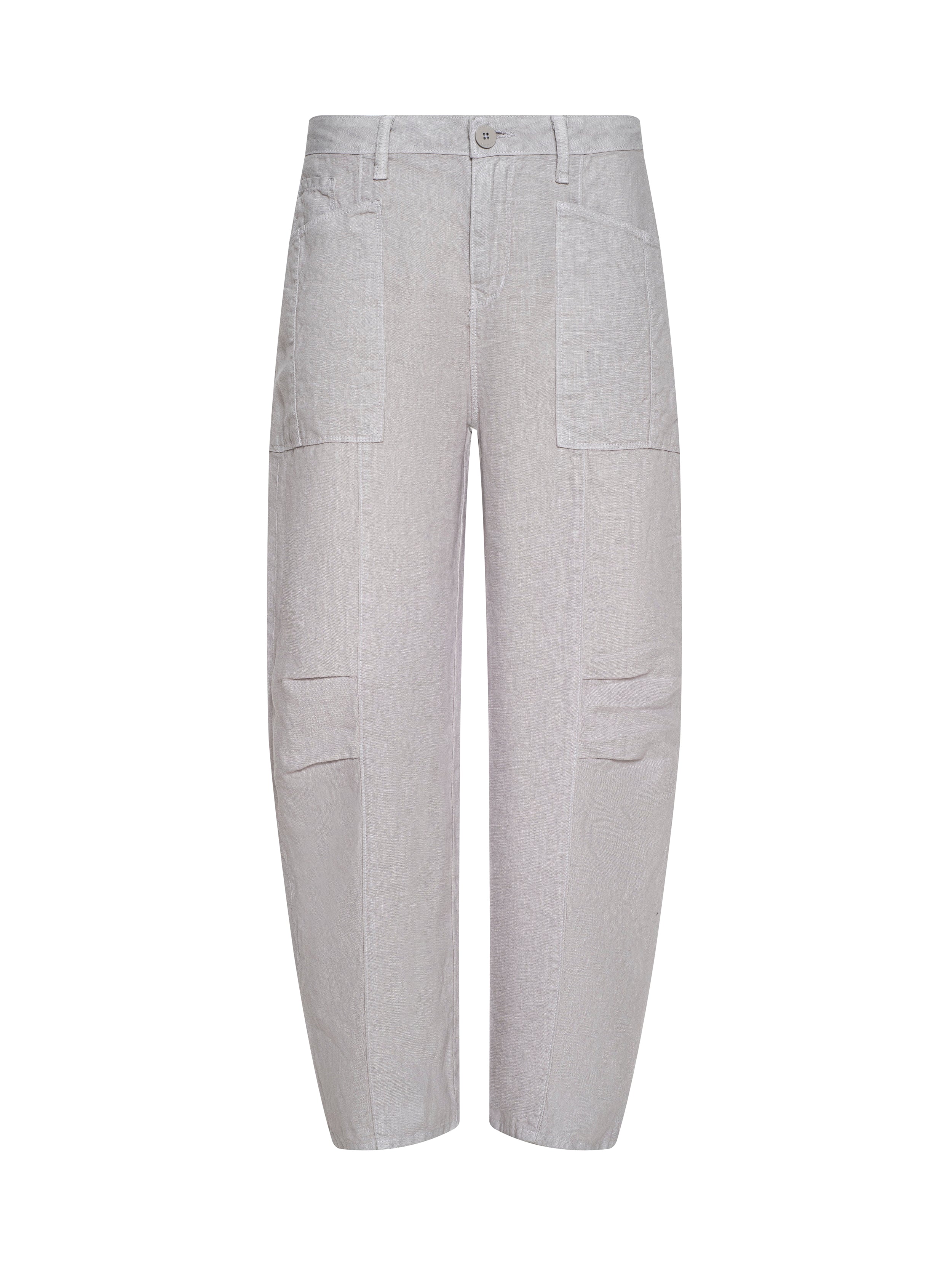 Cody Cropped Linen Pant - Image 7