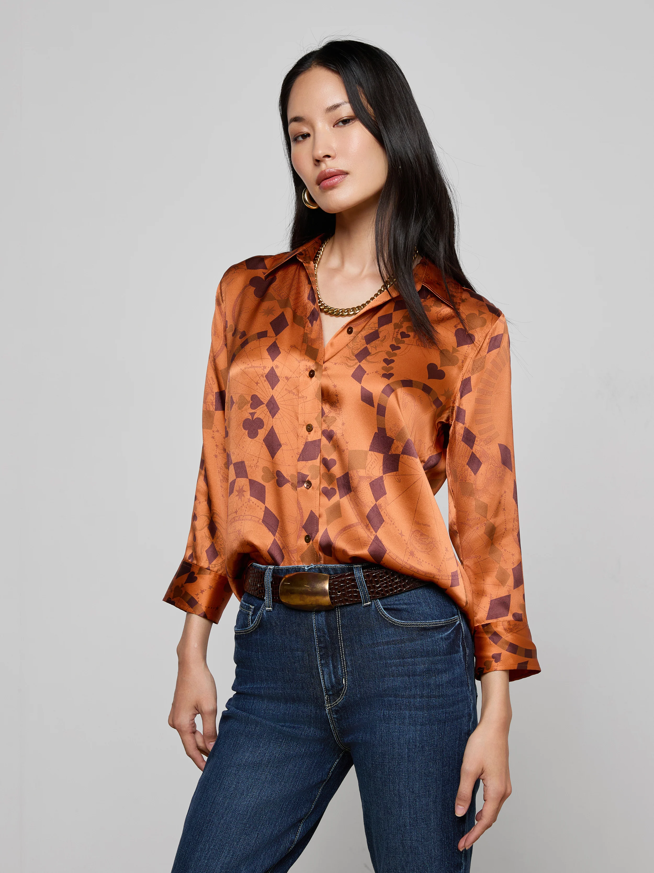 Dani Silk Blouse - Image 2