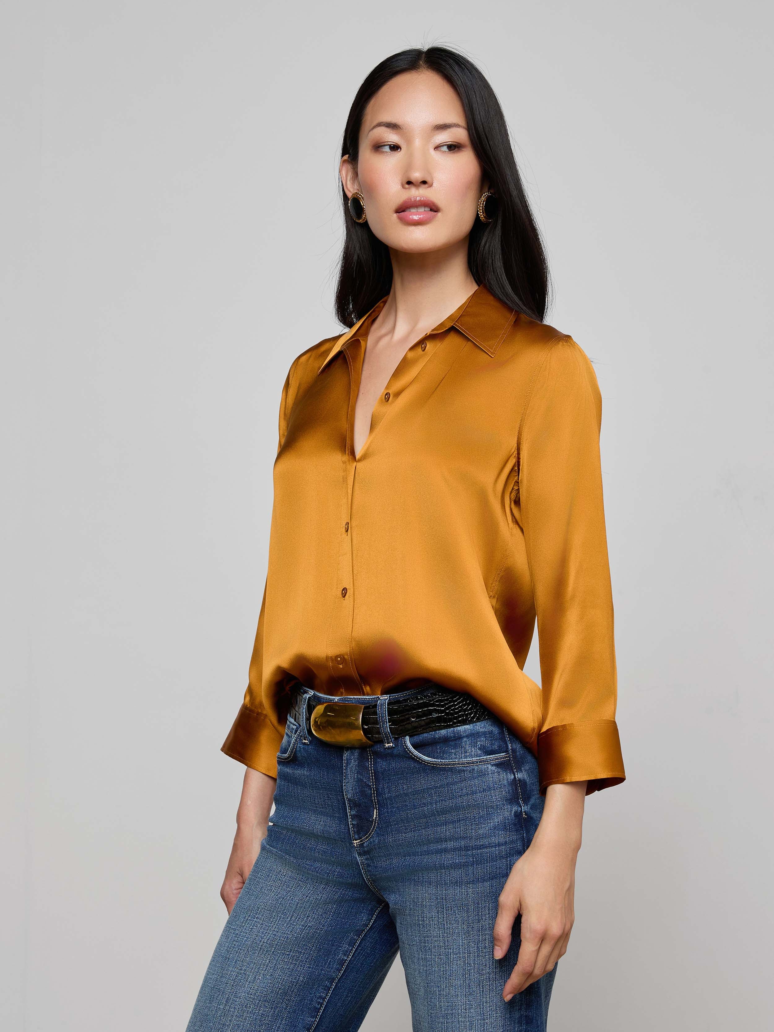 Dani Silk Blouse - Image 3