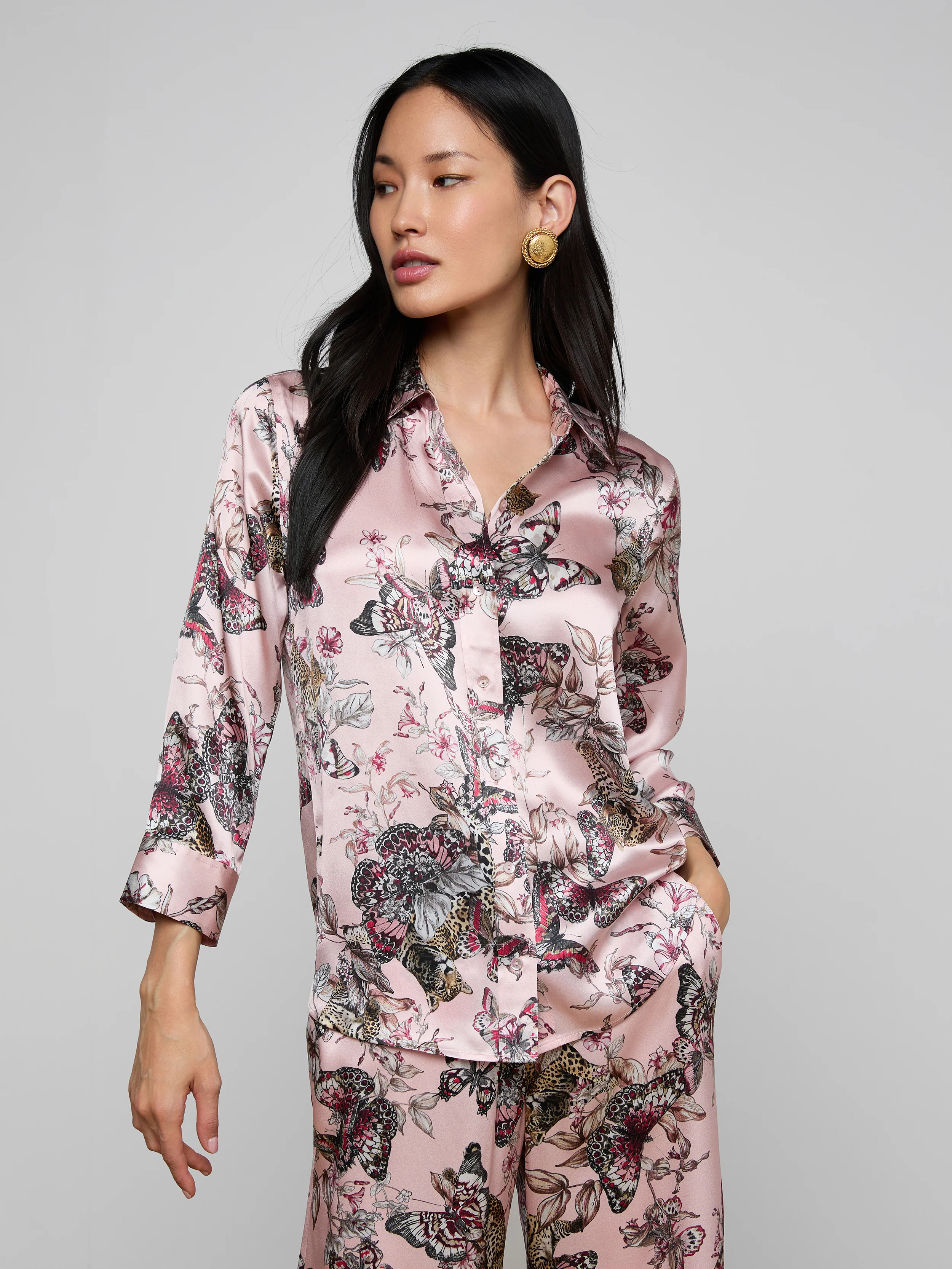 Dani Silk Blouse - Image 2