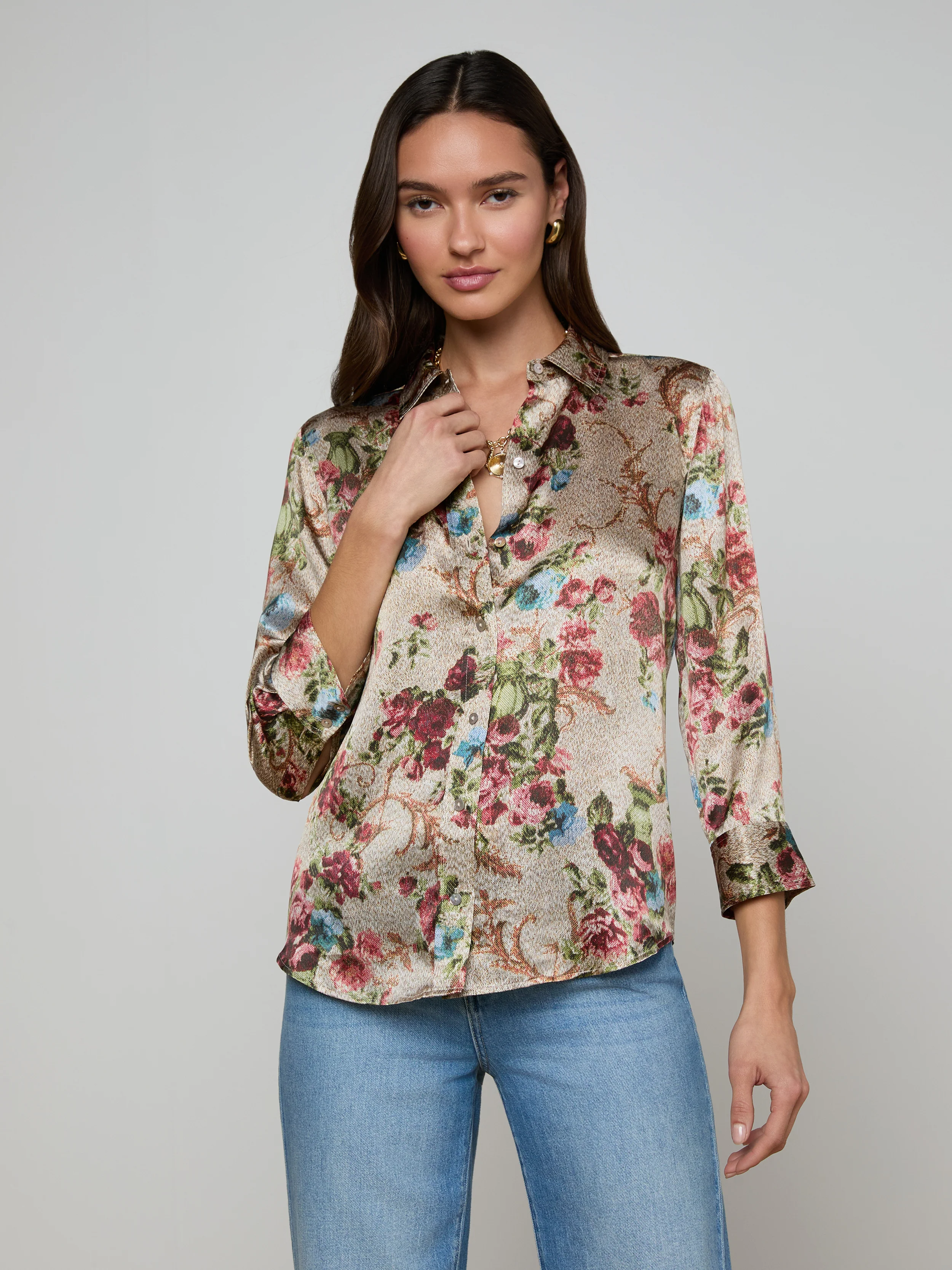 Dani Silk Blouse - Image 2