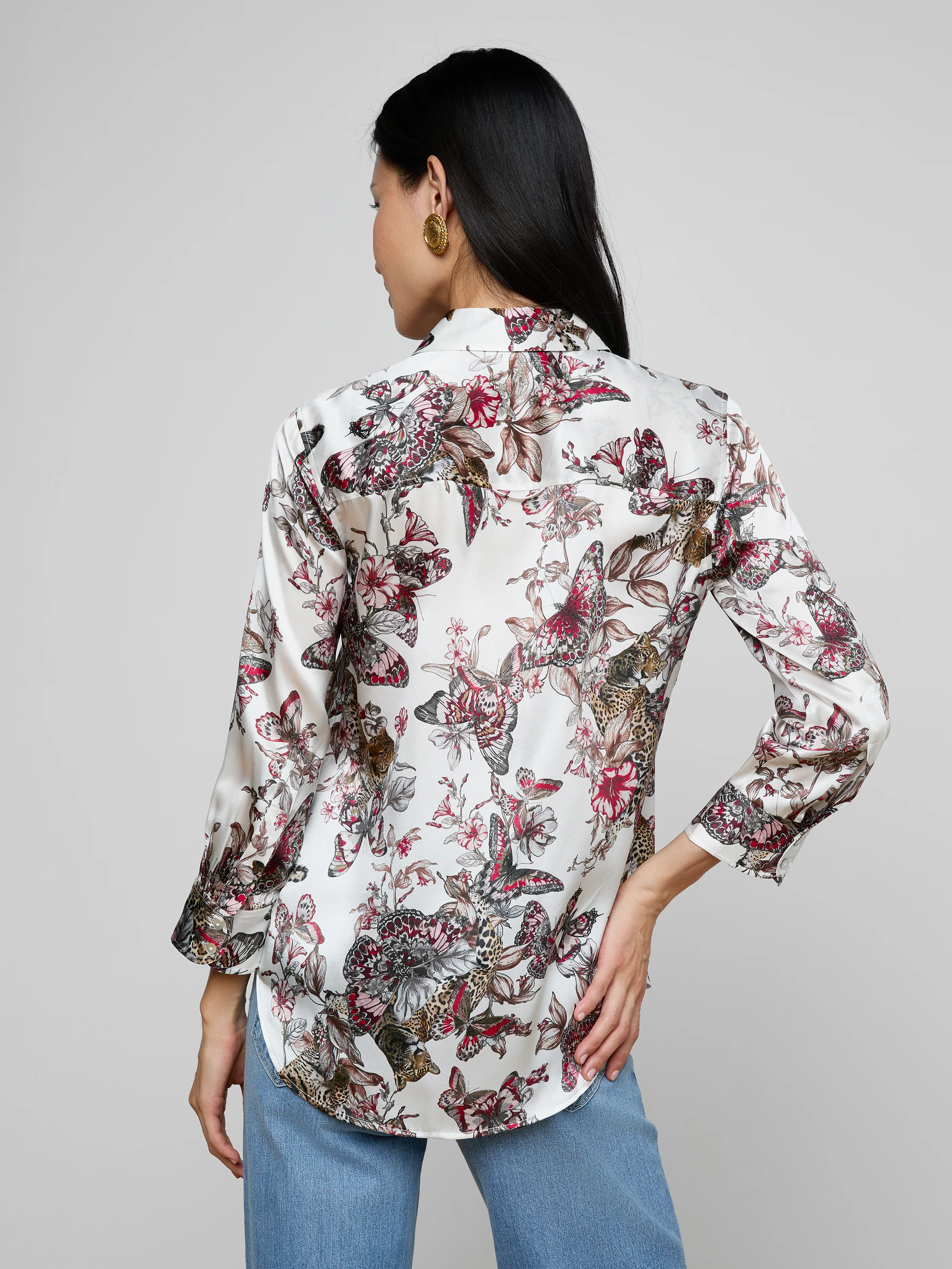 Dani Silk Blouse - Image 5