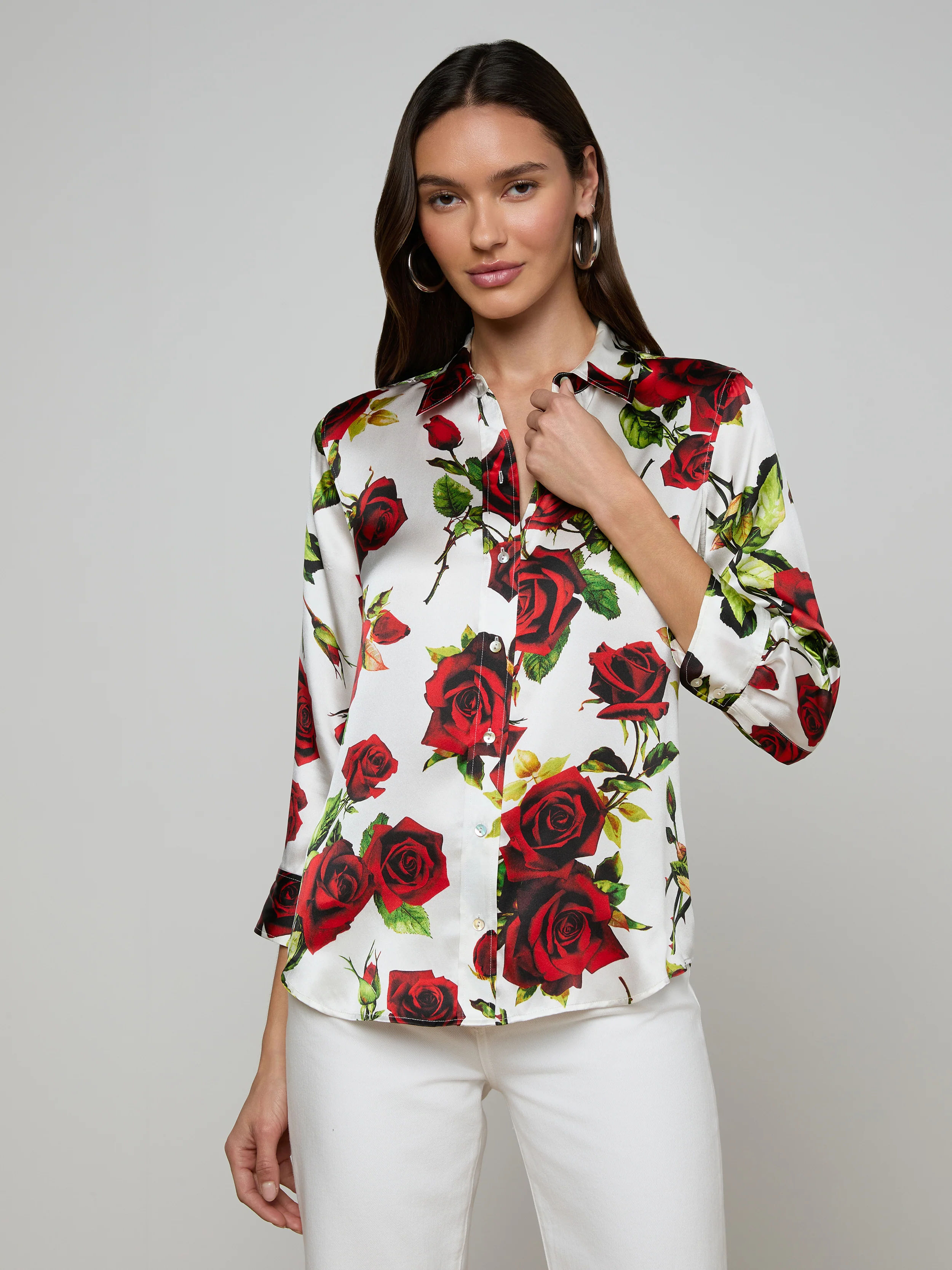 Dani Silk Blouse - Image 2