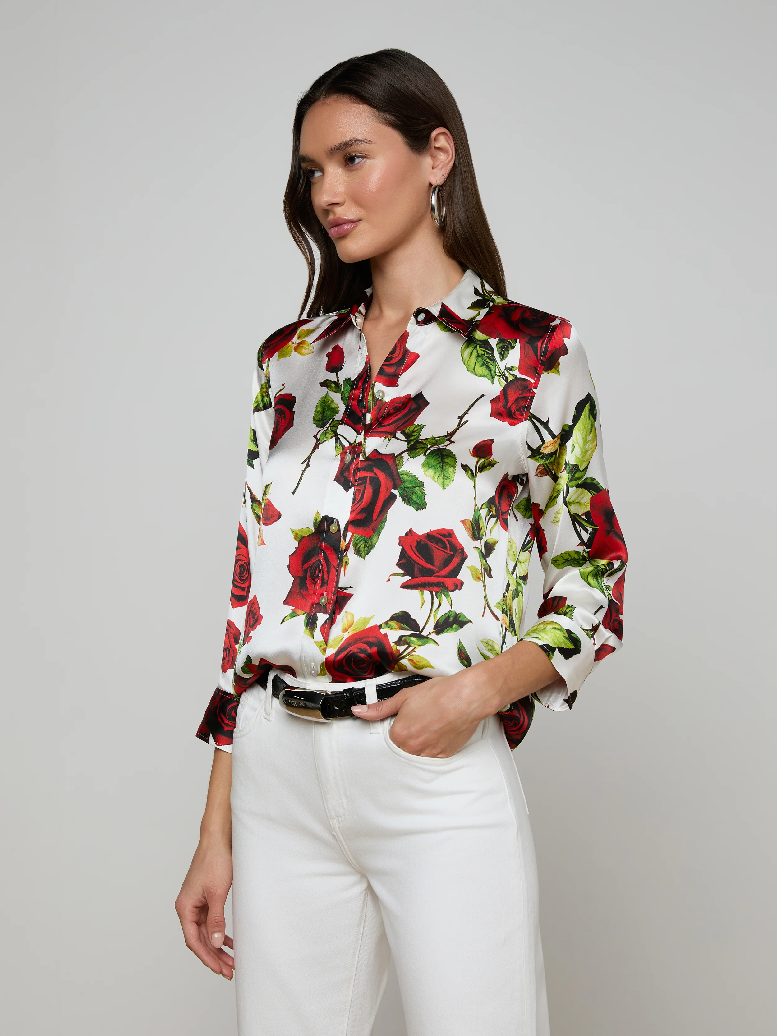Dani Silk Blouse - Image 3