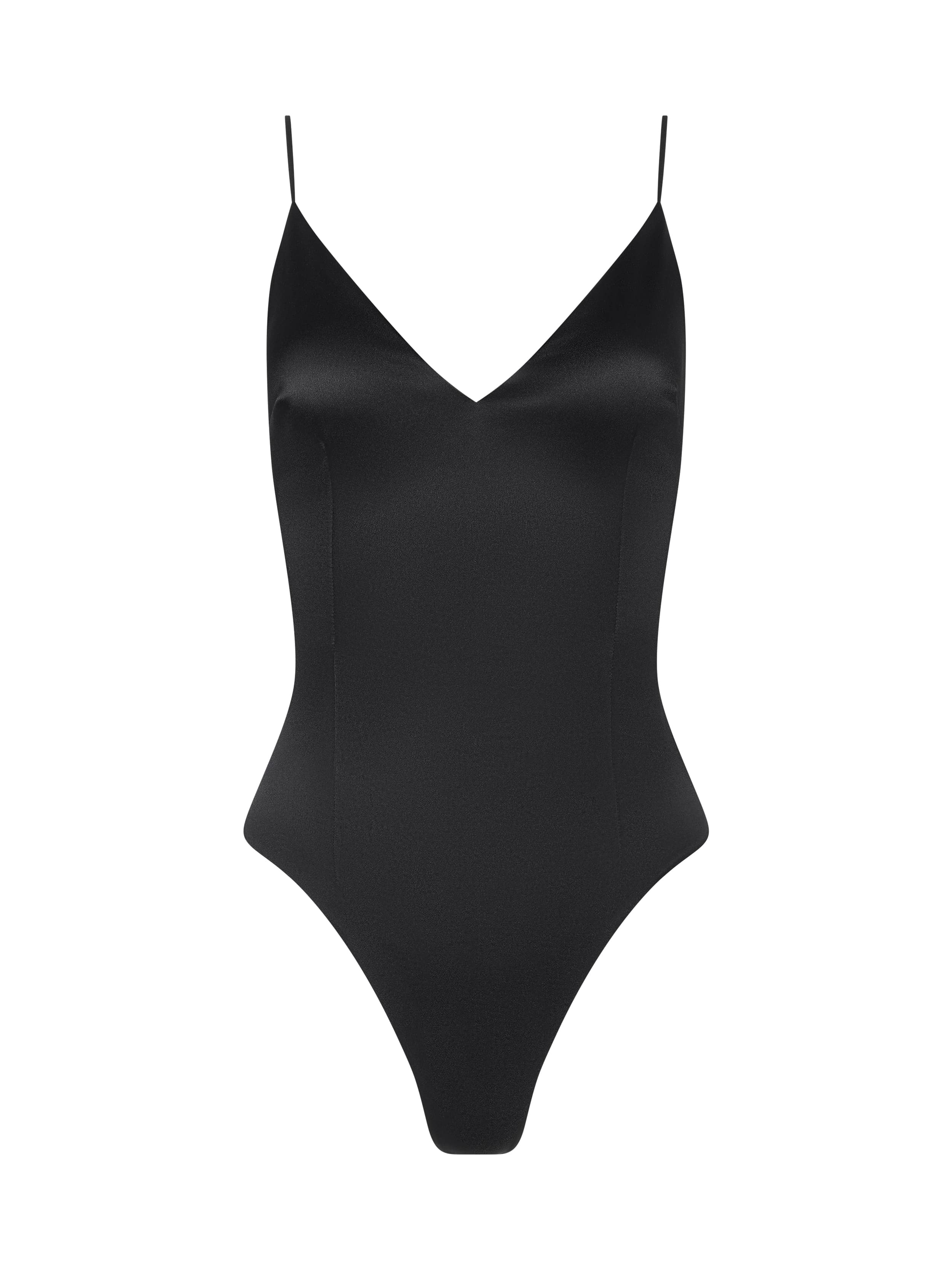 Dara Stretch-Satin Bodysuit - Image 6
