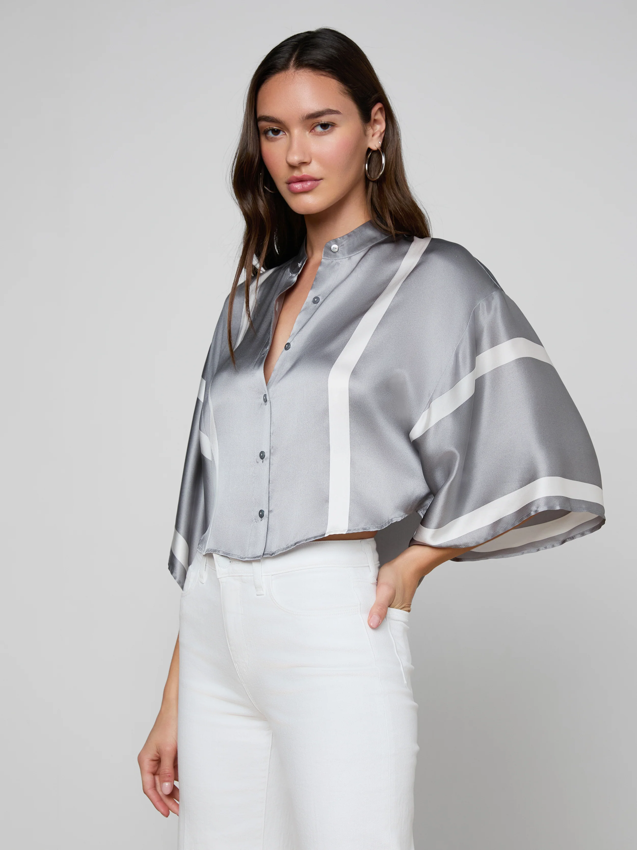 Dru Silk Blouse - Image 3