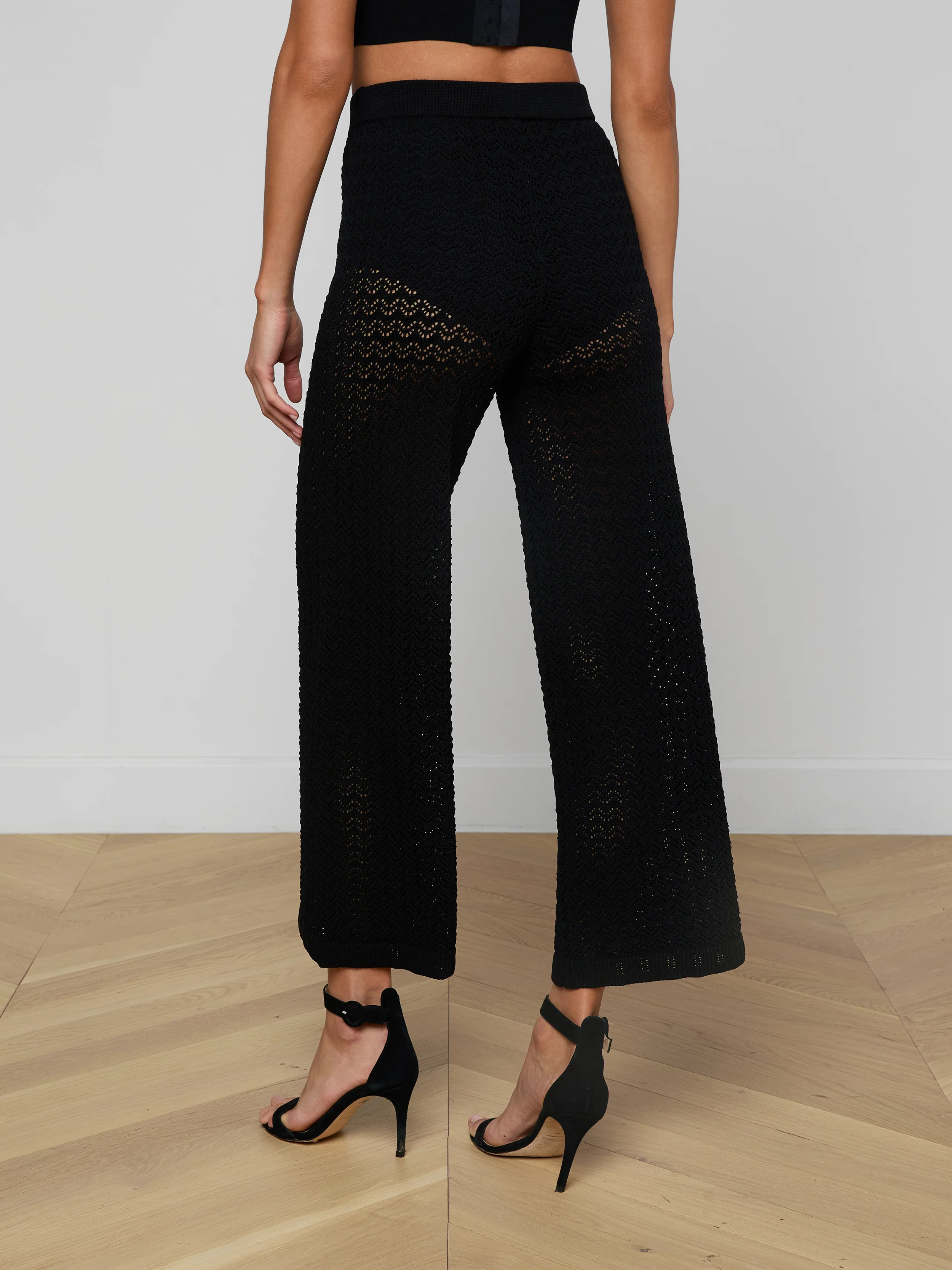 Gaelle Pointelle Knit Pant - Image 4