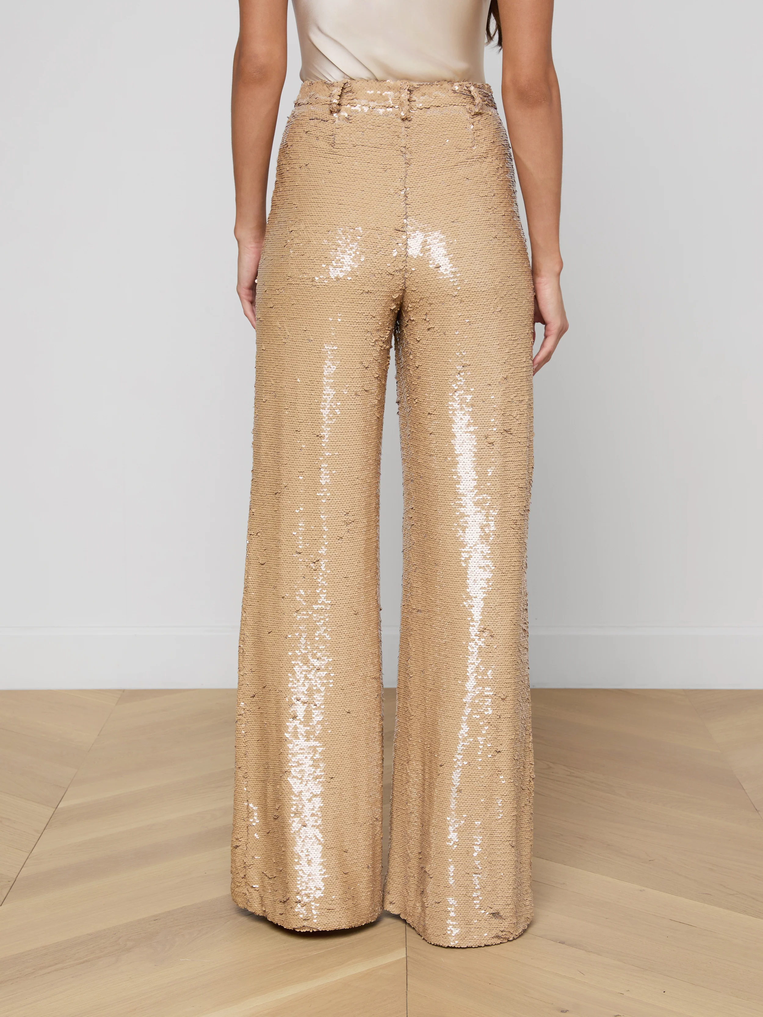 Gavin Sequin Wide-Leg Pant - Image 4