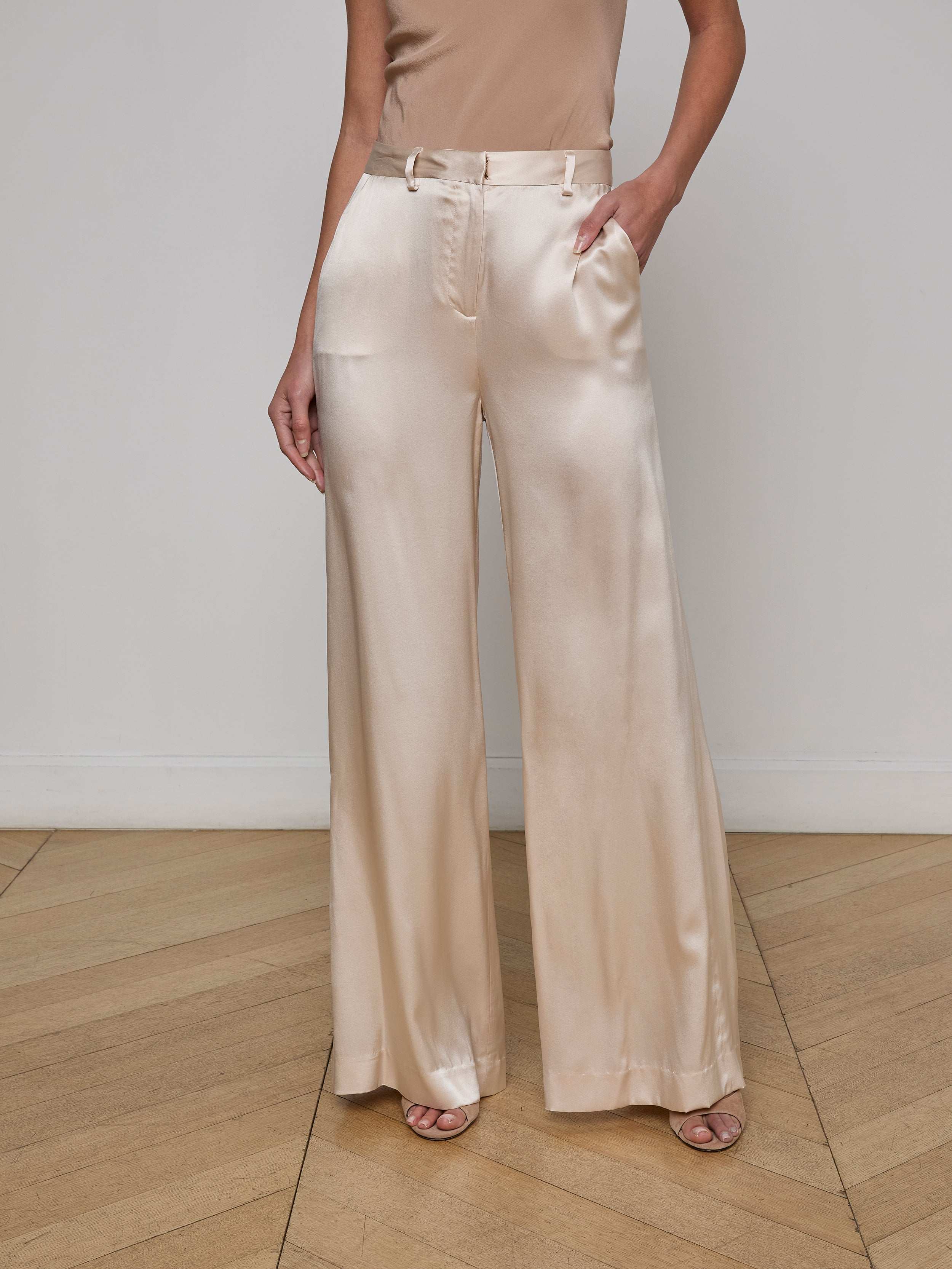 Gavin Silk Wide-Leg Pant - Image 2