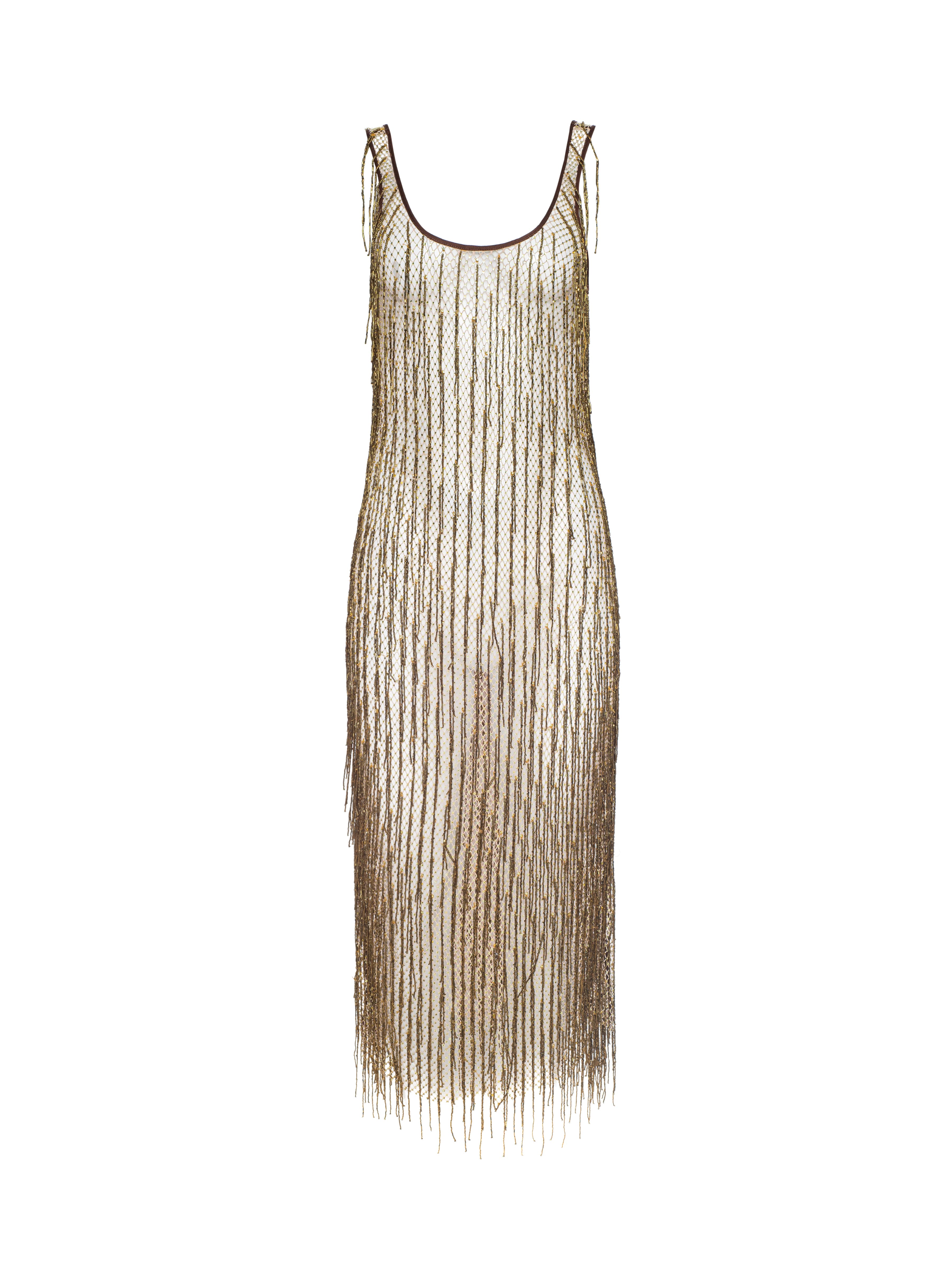 Gracelynn Beaded Fringe Dress - Image 6