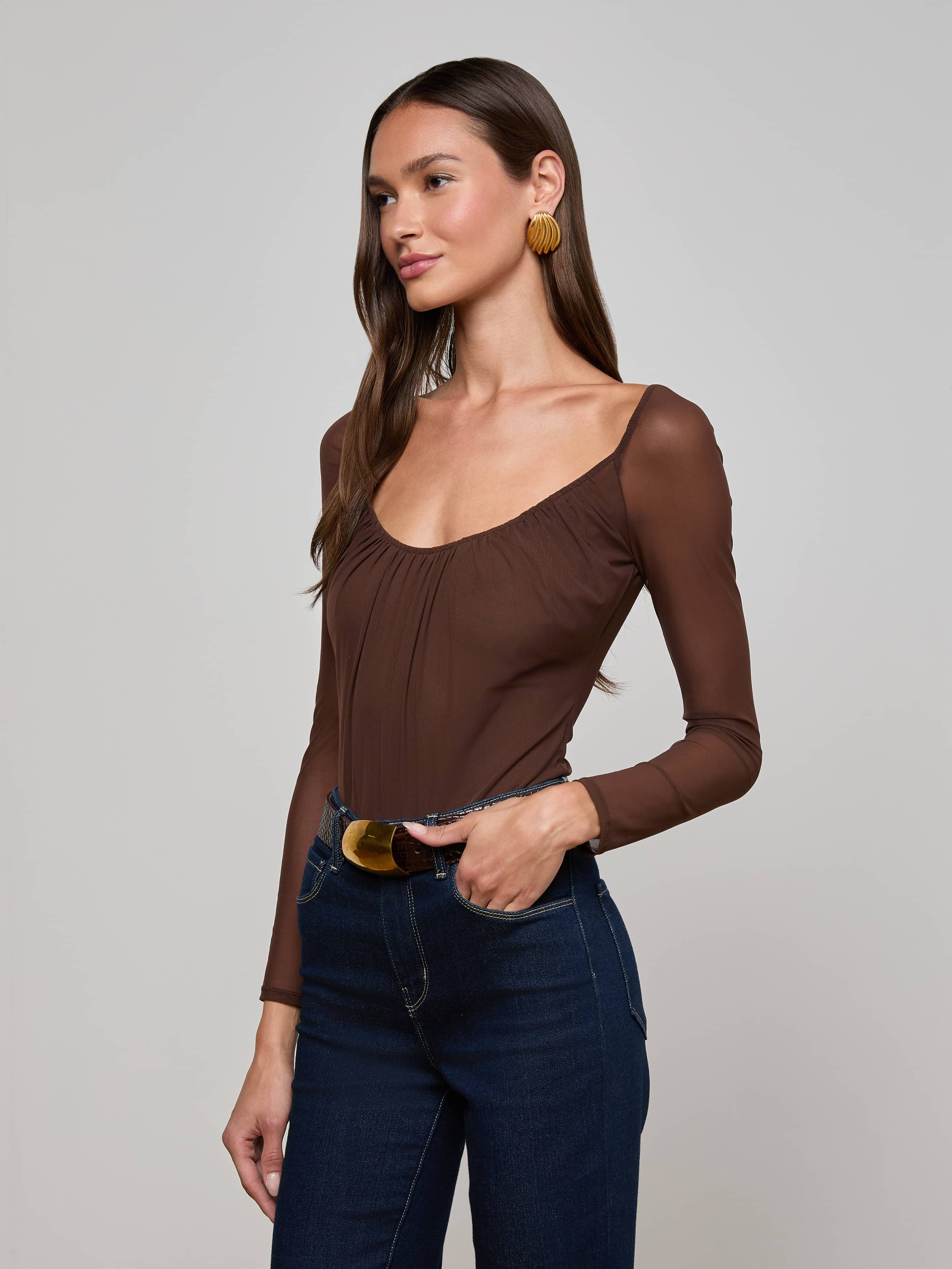 Gwendolyn Mesh Bodysuit - Image 2