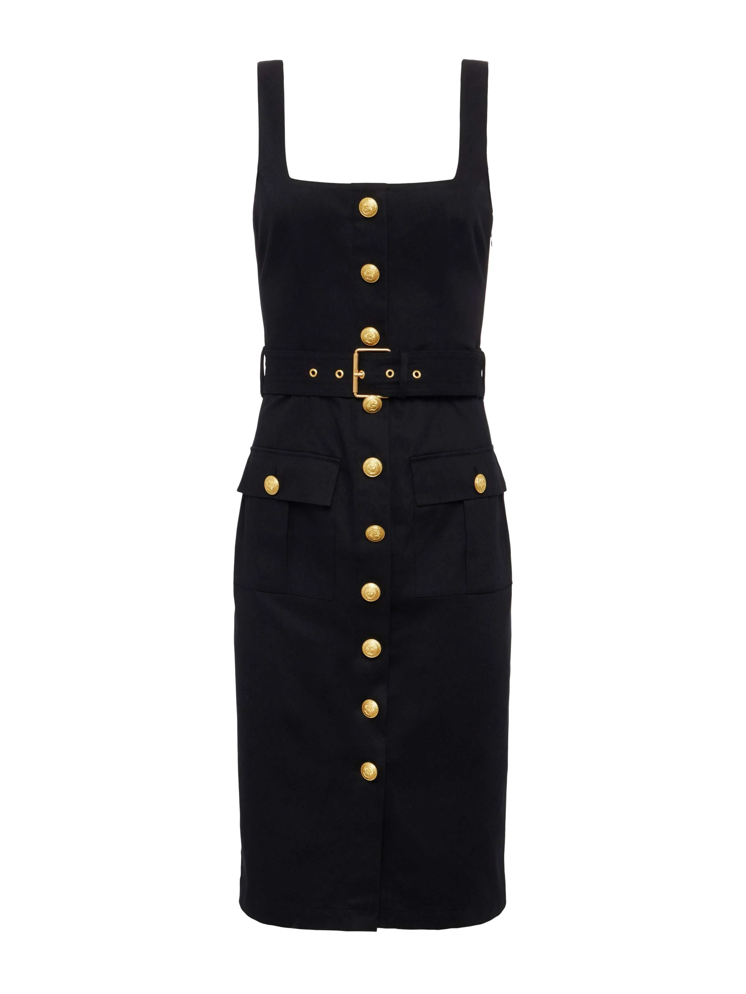 Idy Button-Front Dress - Image 7