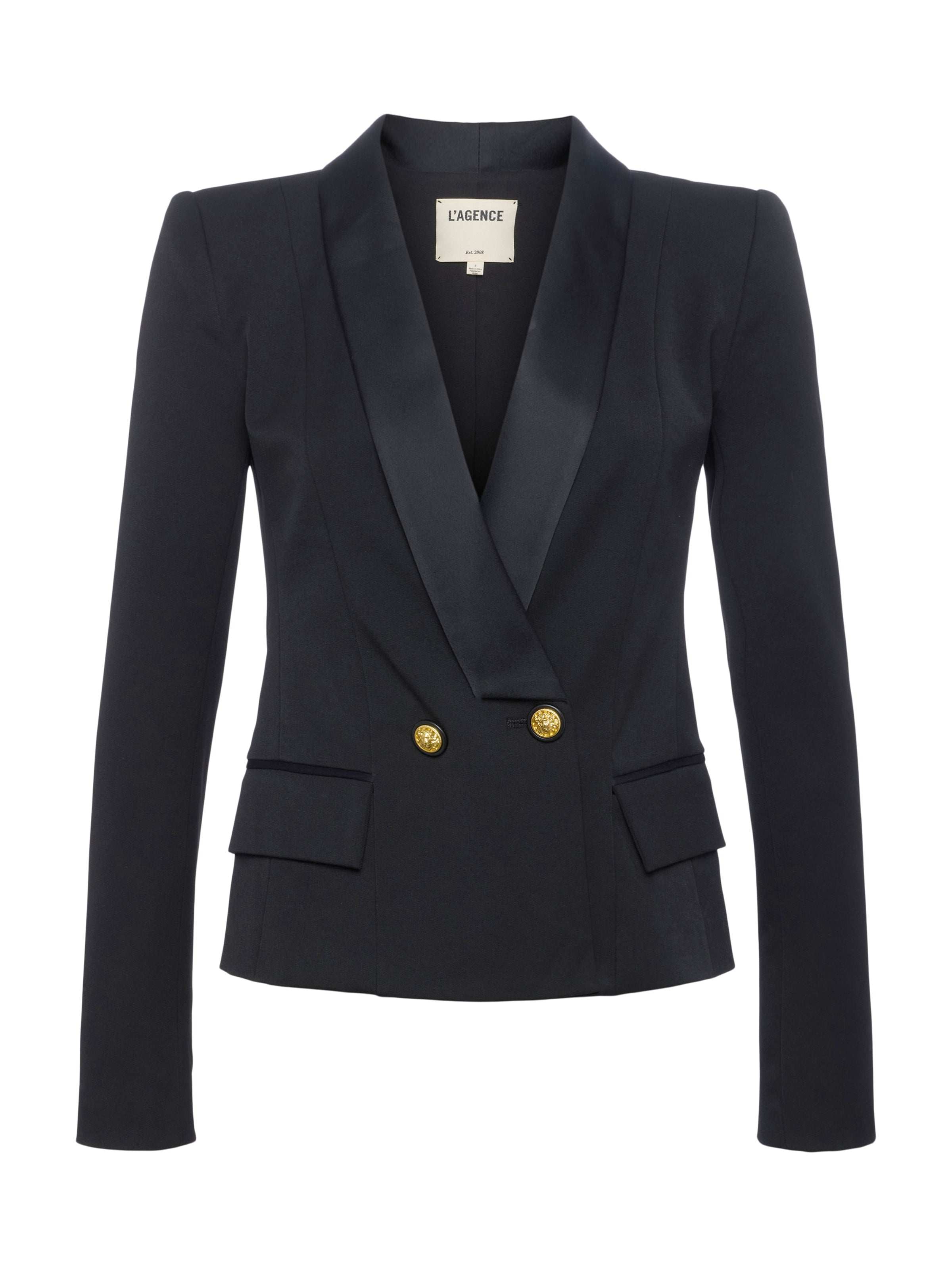Imogen Satin Lapel Blazer - Image 6